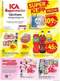 ICA Supermarket - Malmö - Förhandsvisning av reklamblad från butik ICA Supermarket aktuell från 08.09.2025