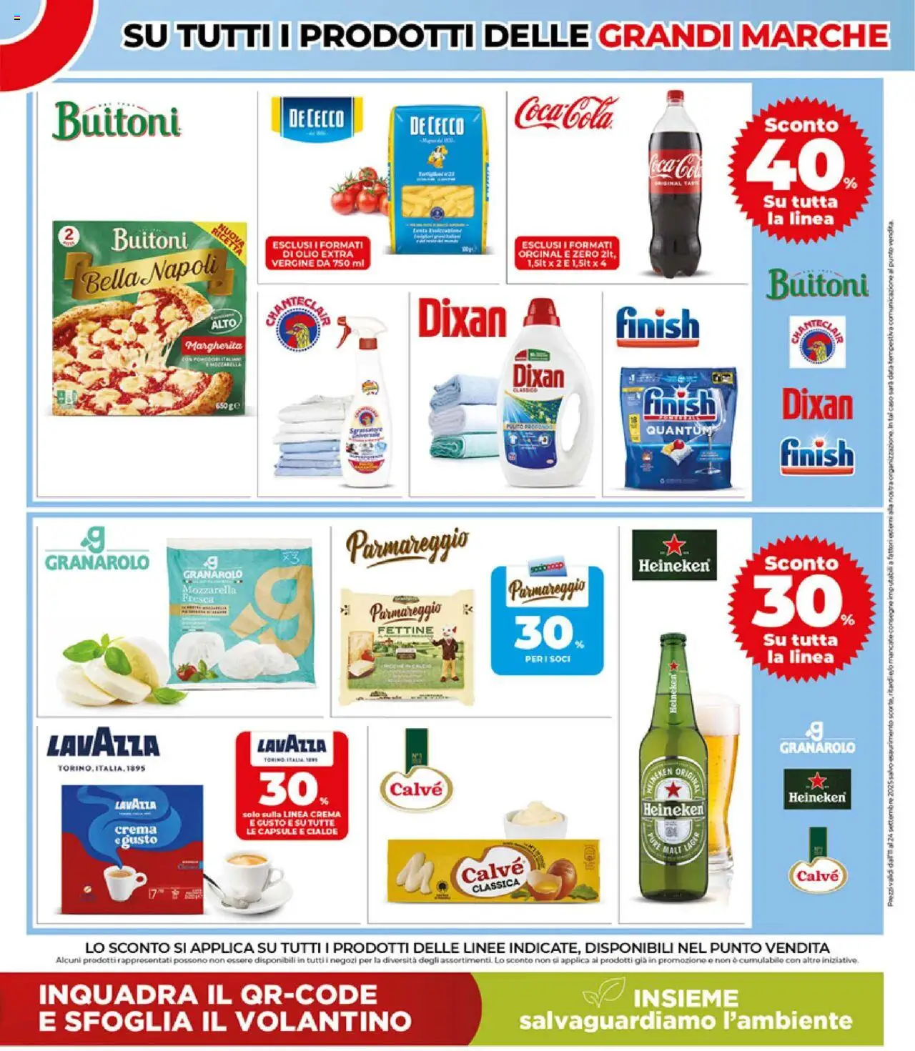 Volantino COOP del 11.09.2025 | Pagina: 3 | Prodotti: Mozzarella, Data, Lavazza, Heineken