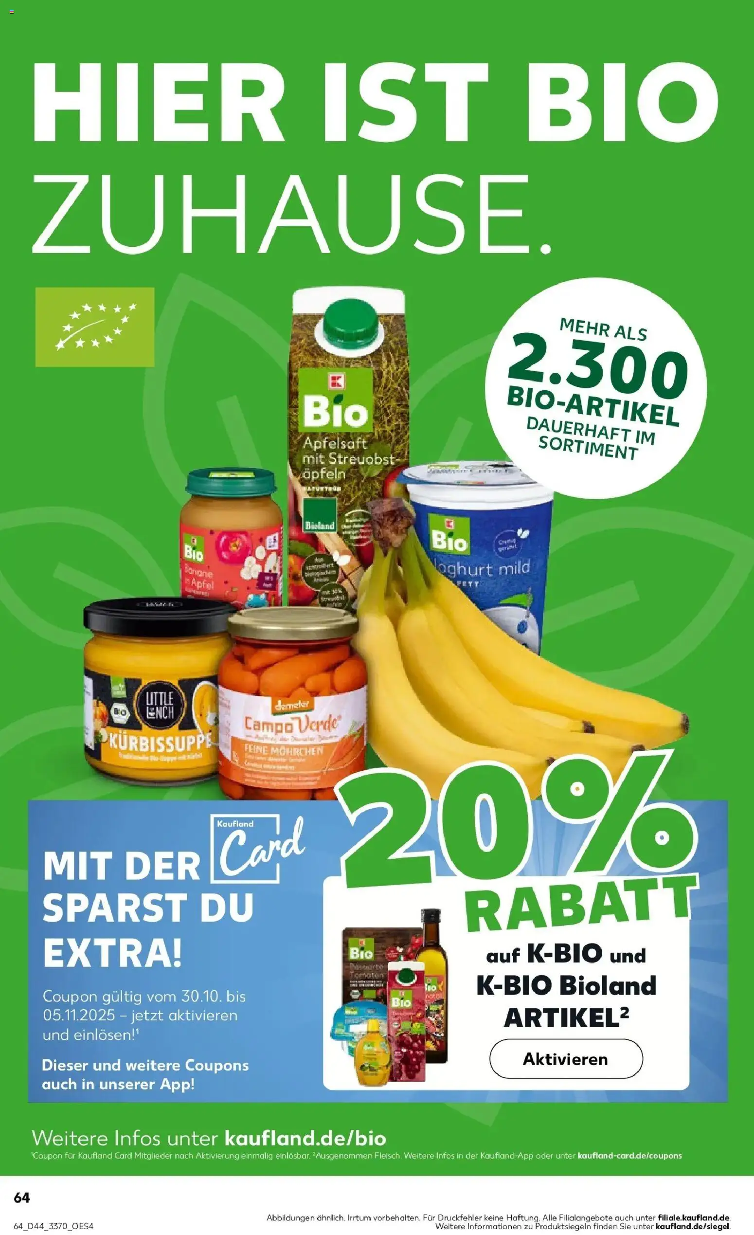 Kaufland prospekt Rathenow	 – gültig ab 03.11.2025 | Seite: 64 | Produkte: Joghurt, Äpfel, Apfelsaft, Apple
