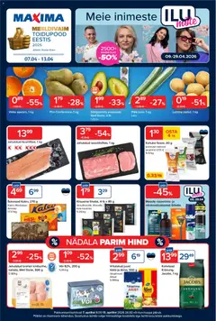 Maxima kliendilehe eelvaade alates 07.04.2026