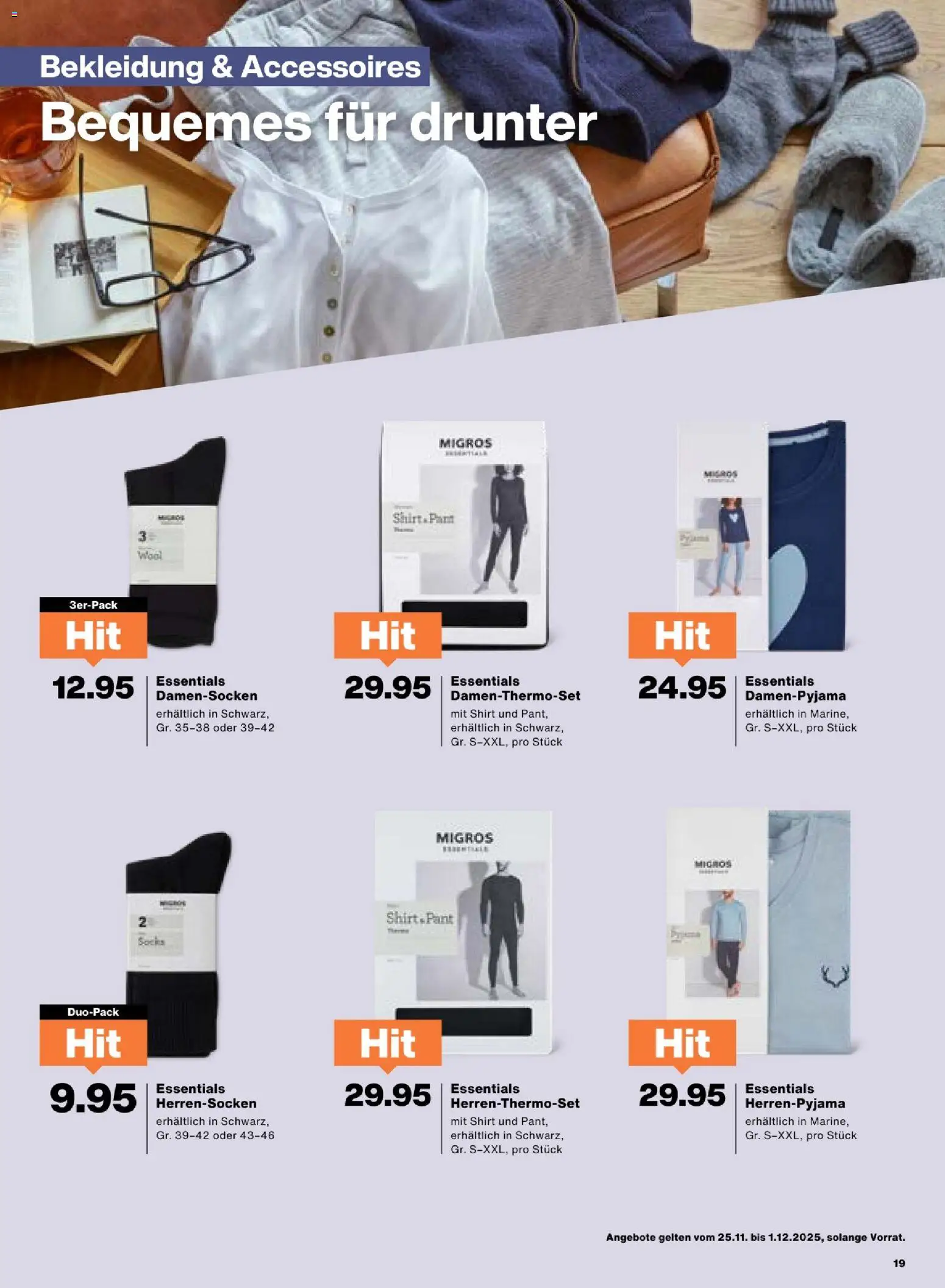 Migros - Black Friday – gültig ab 25.11.2025 | Seite: 19 | Produkte: Bekleidung, Shirt