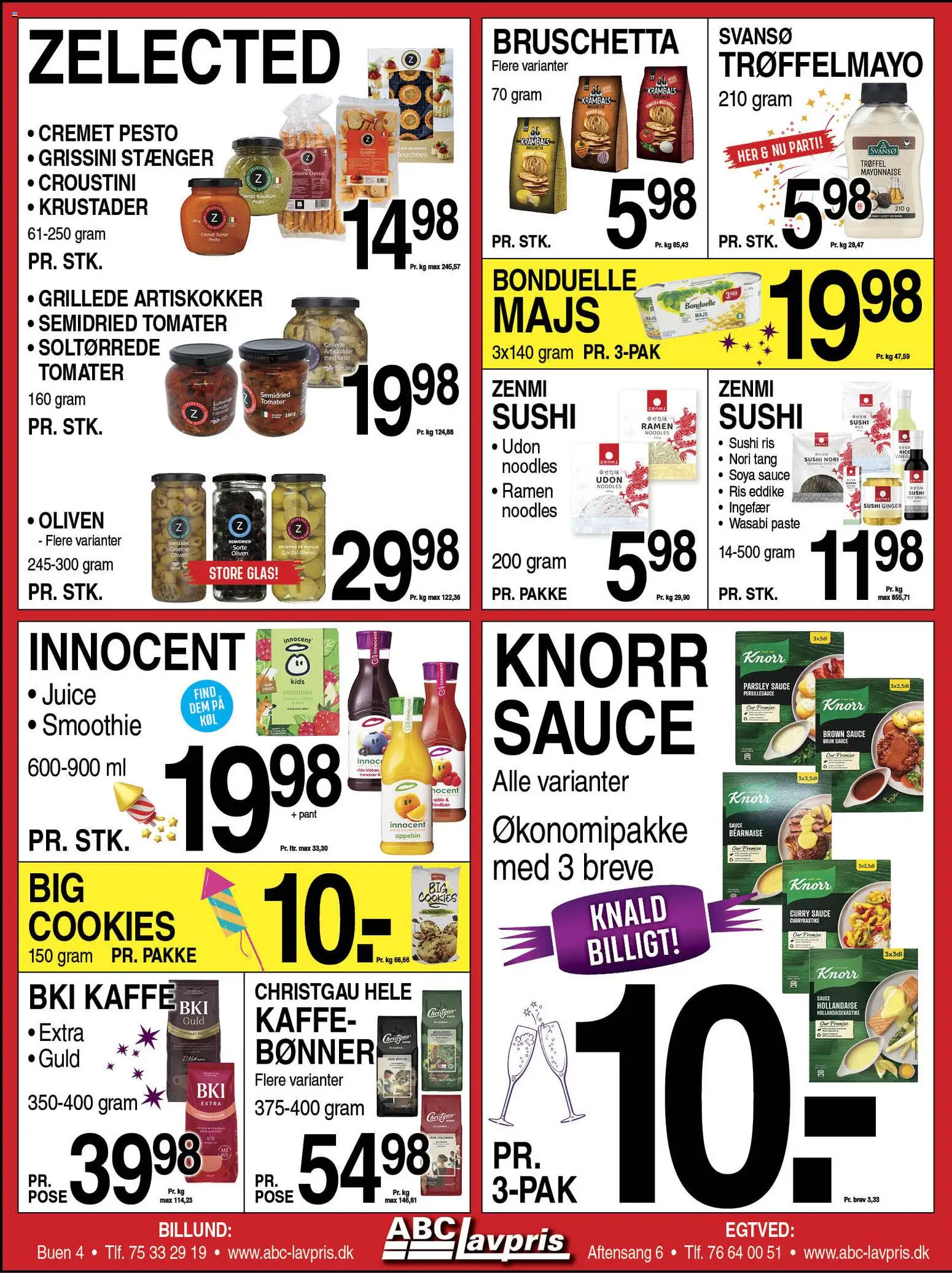 Abc Lavpris tilbudsavis – gyldig fra 27.12.2025 | Side: 7 | Produkter: Majs, Bønner, Pesto, Oliven