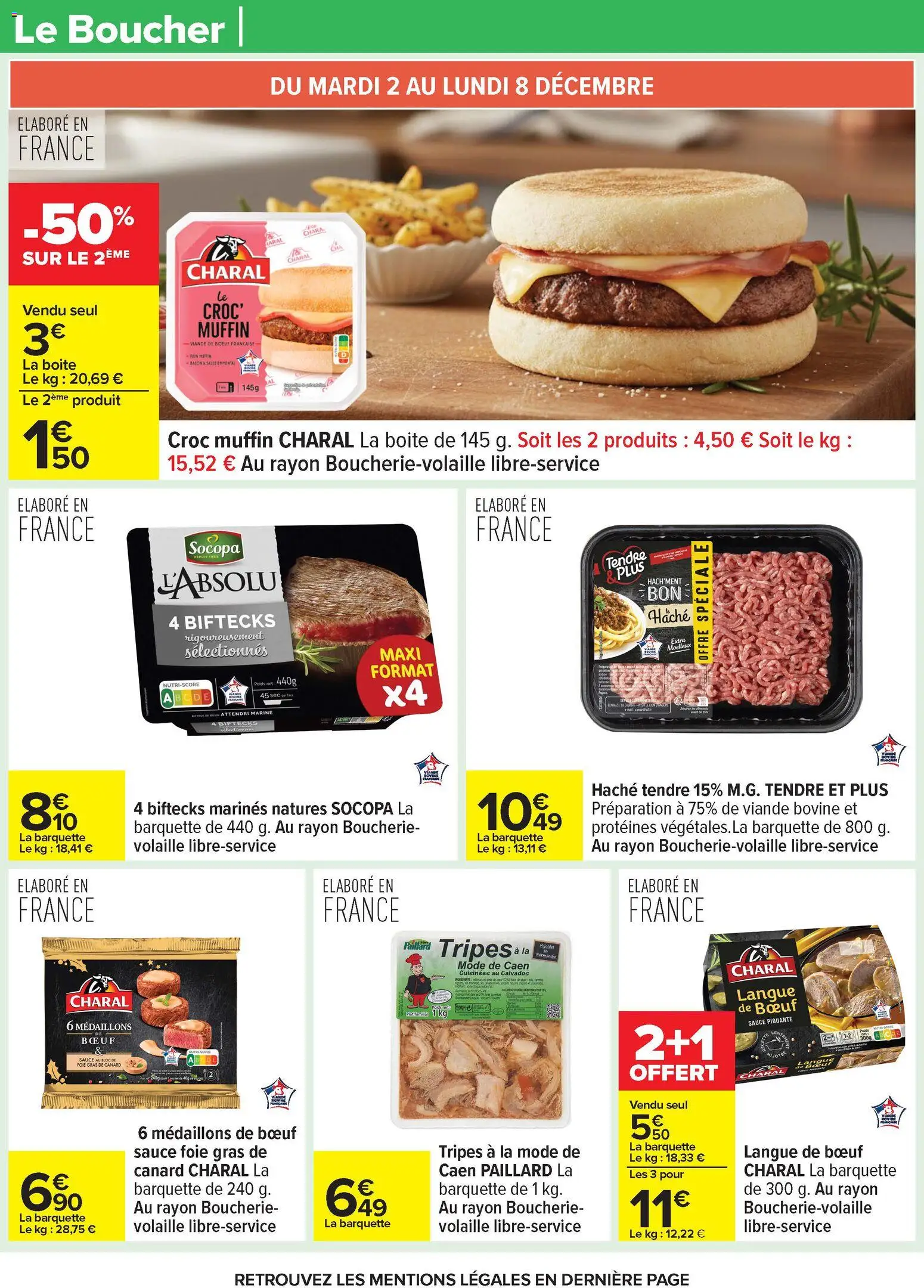 {H1} | Page: 35 | Produits: Foie Gras de Canard, Volaille, Emmental, Viande