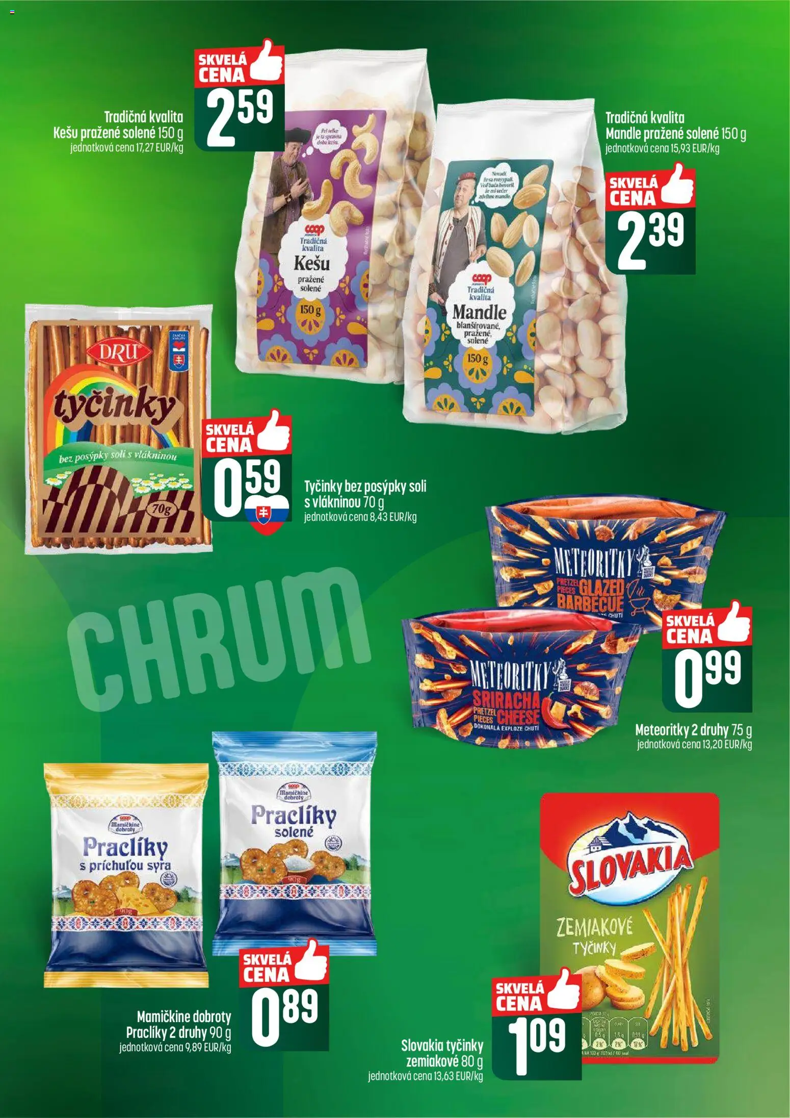 Nové COOP Jednota akcie – leták je platný od 22.01.2026 | Strana: 43 | Produkty: Mandle