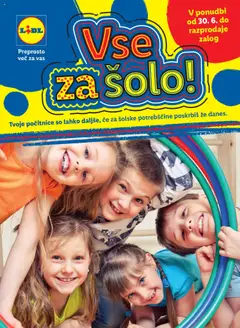Lidl katalog vše za šolo - pregled letaka veljavnega od 30.06.2025