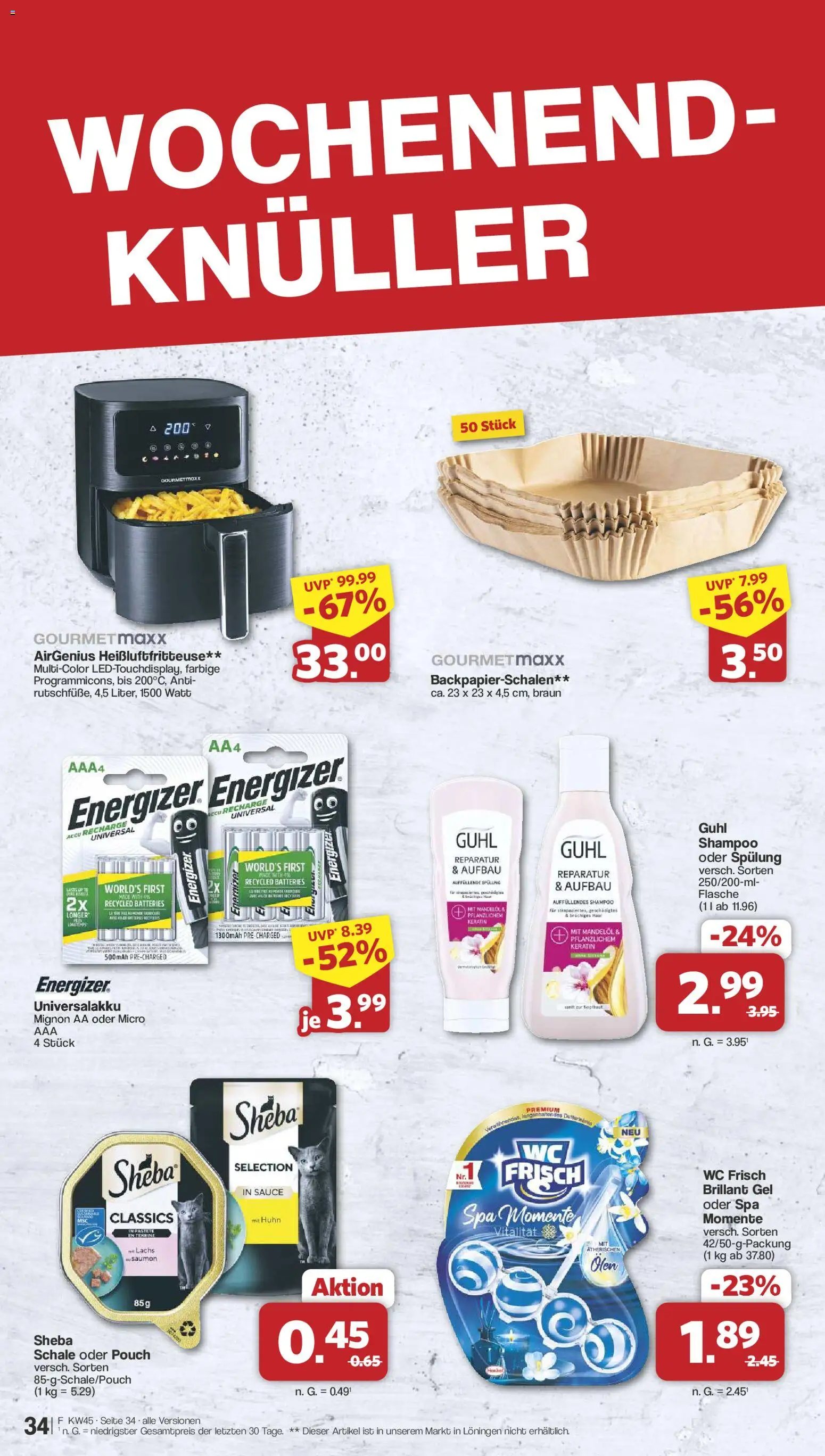Famila Nordwest - Black Friday – gültig ab 03.11.2025 | Seite: 36 | Produkte: Shampoo, Lachs, Wc frisch, Heißluftfritteuse