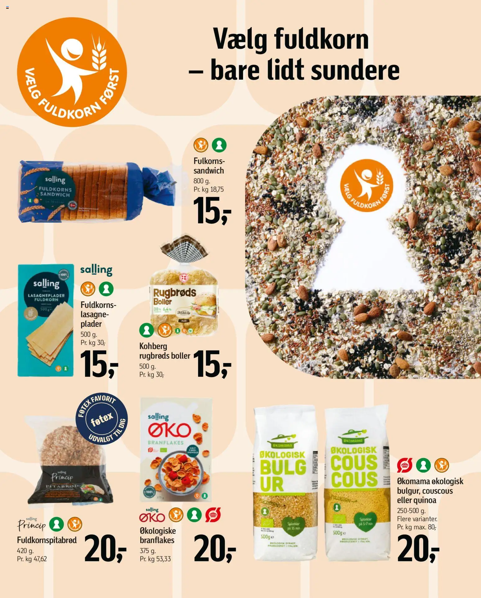 Føtex tilbudsavis – gyldig fra 07.04.2026 | Side: 20 | Produkter: Couscous, Lasagneplader, Carpete