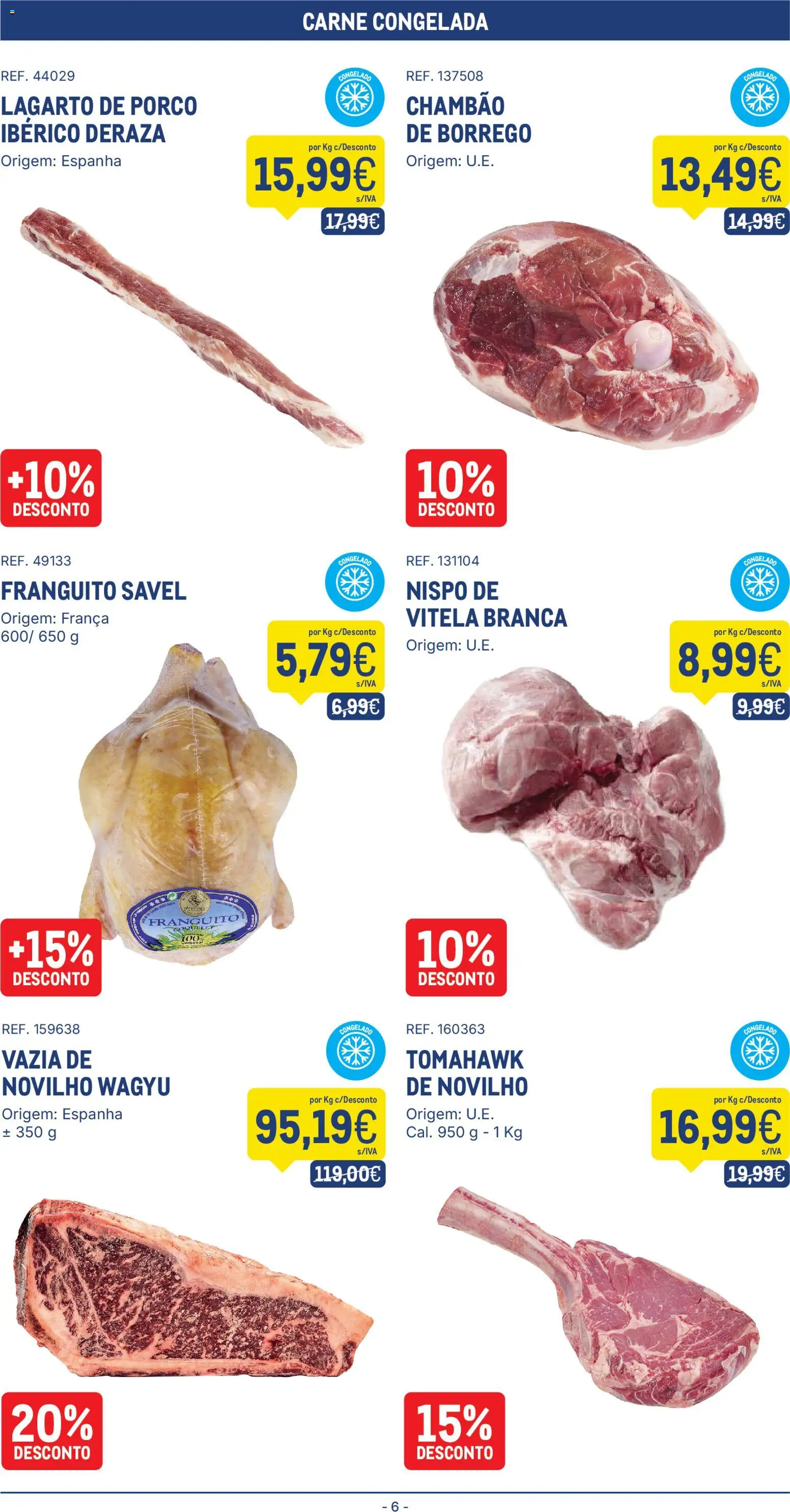 Makro folheto │ válido de 28.10.2025 | Página: 6 | Produtos: Vitela, Carne