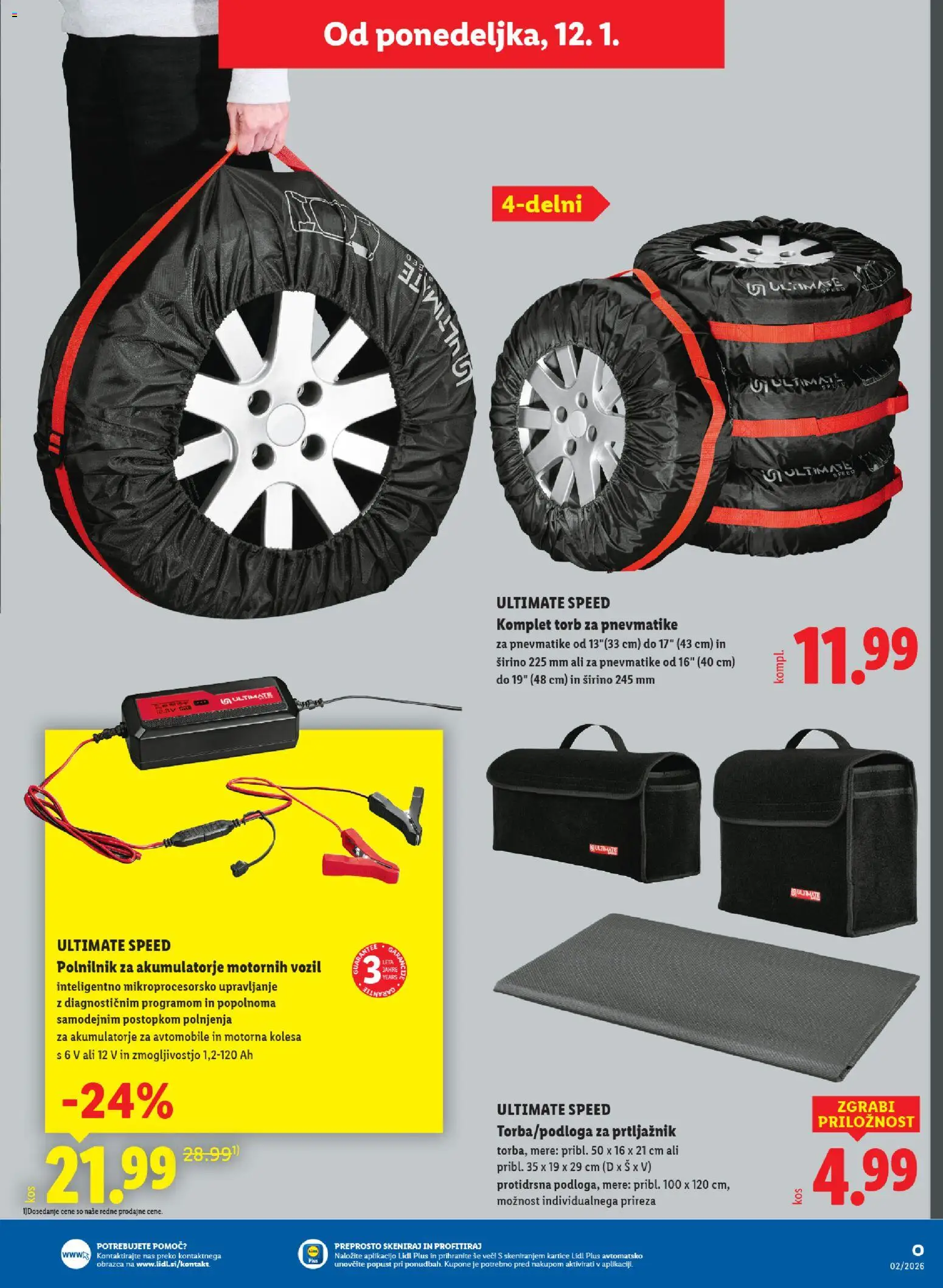 Novi Lidl katalog ponudbe – veljaven od 08.01.2026 | Stran: 39 | Izdelki: Polnilnik