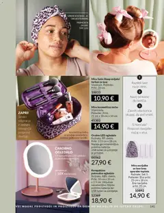 Avon katalog akcije – veljaven od 29.12.2025 | Stran: 141 | Izdelki: Torba, Usb, Turban za lase, Ogledalo