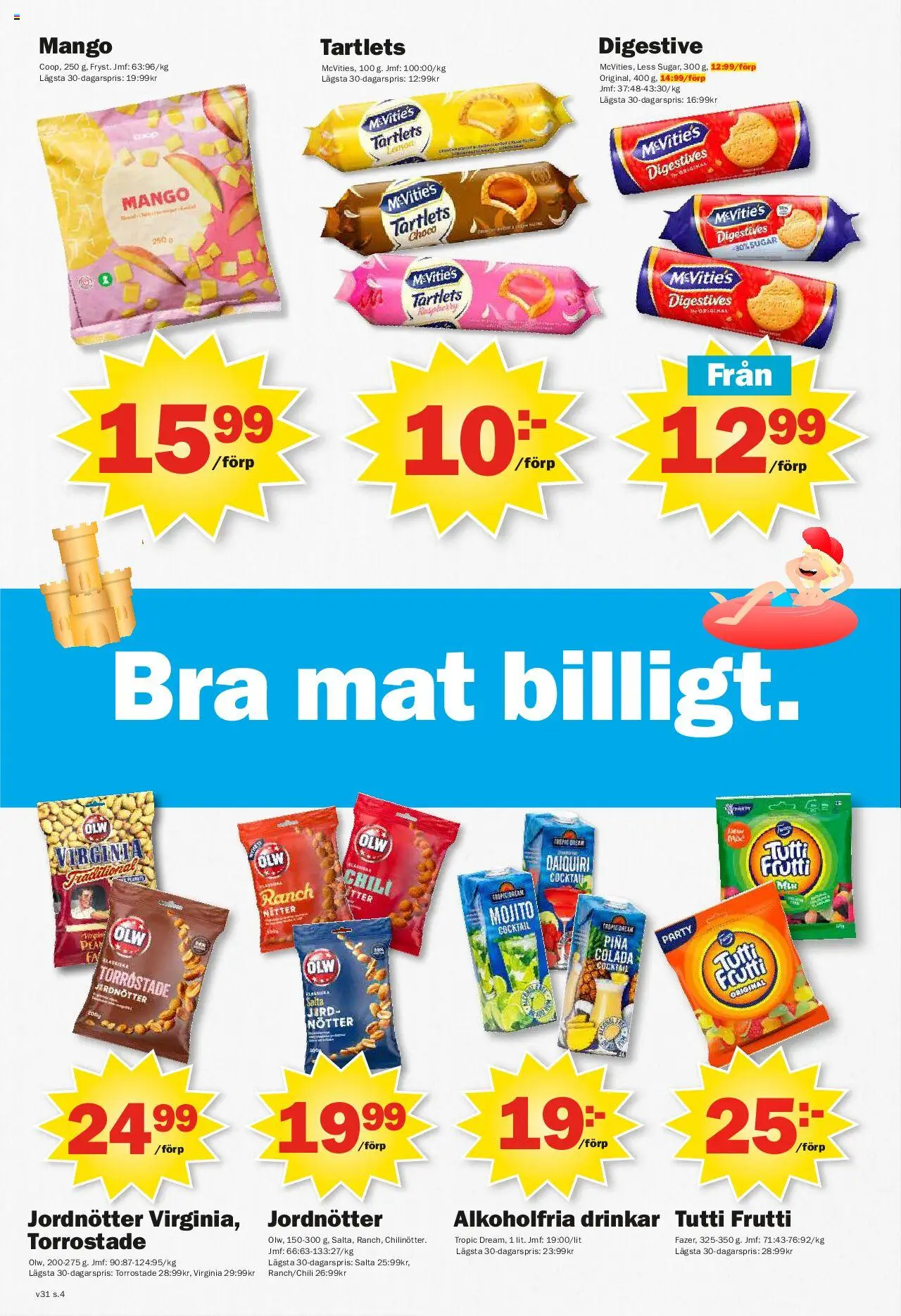 Pekås reklamblad aktuell från 28.07.2025 | Sida: 4 | Produkter: Digestive, Tutti frutti, Chili, Nötter