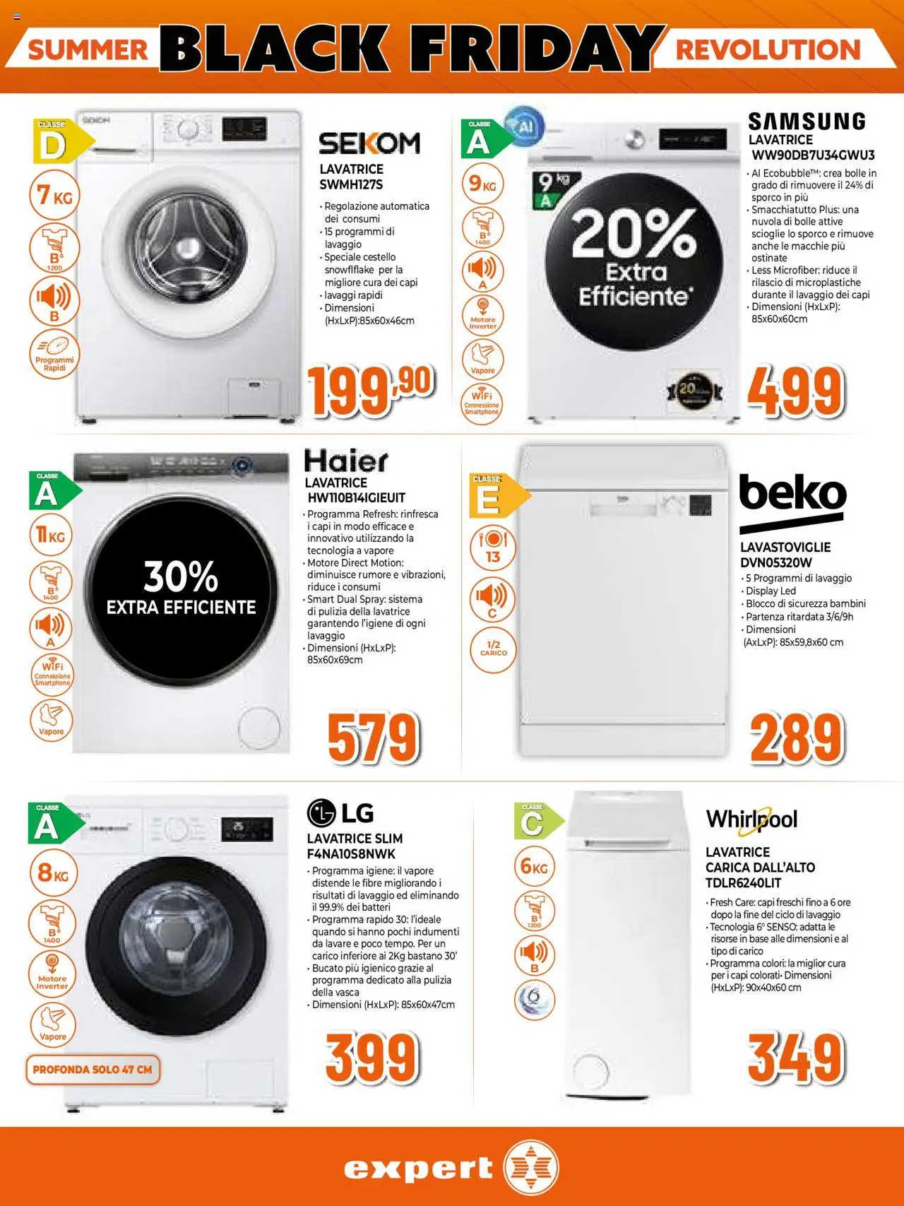 Volantino Iperal del 05.06.2025 | Pagina: 27 | Prodotti: Lavatrice, Lavastoviglie, Smartphone, Samsung