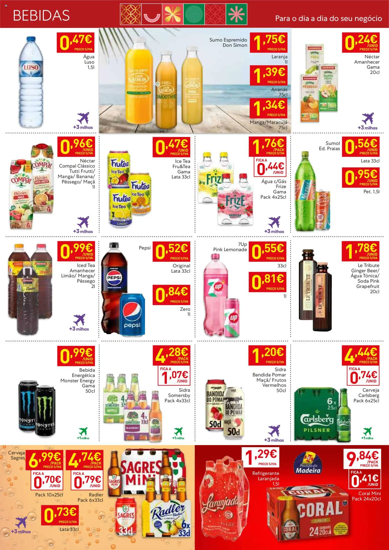 Recheio - Bons Negócios Madeira │ válido de 04.11.2025 | Página: 12 | Produtos: Agua, Maça, Somersby, Soda