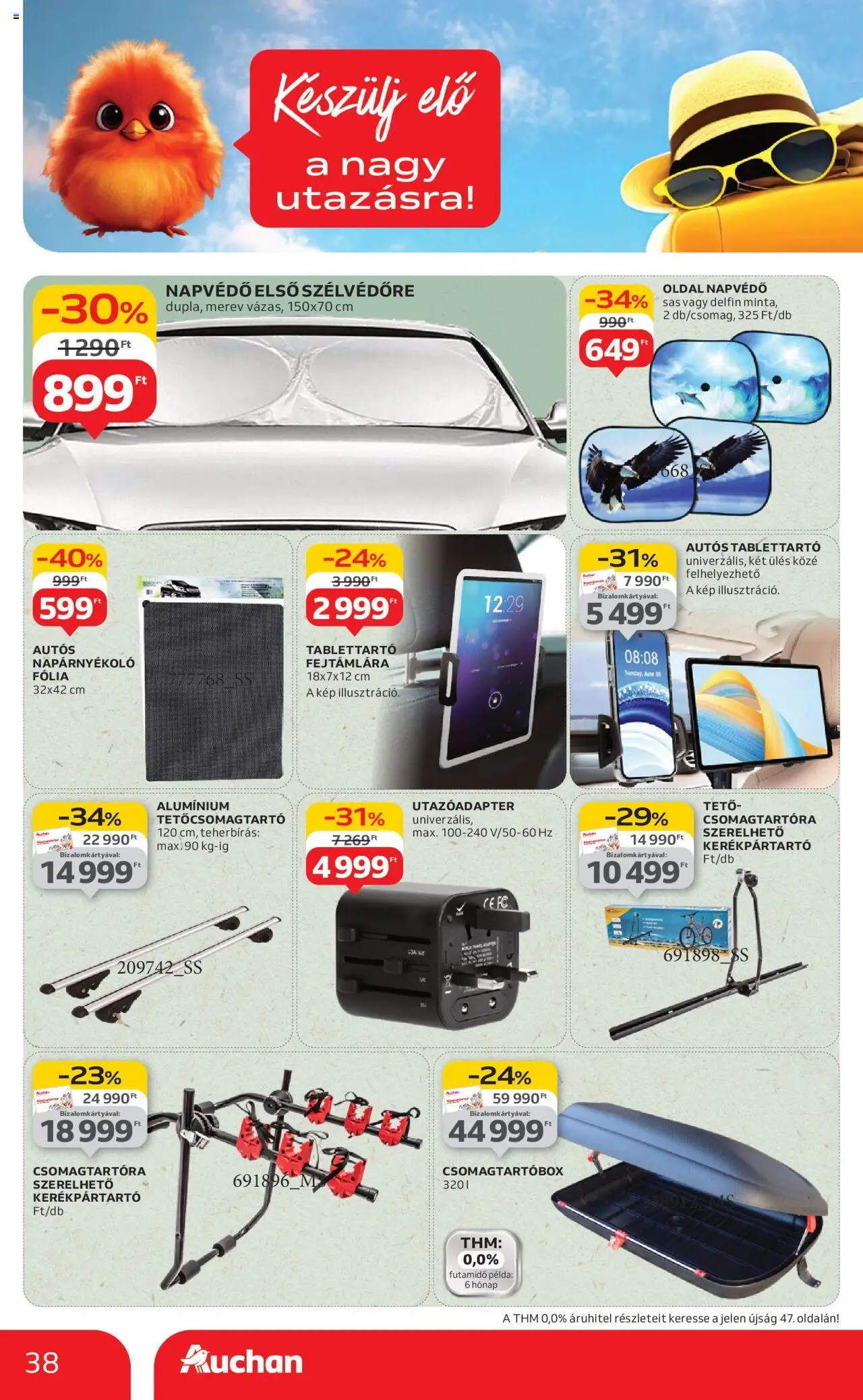Auchan akciós ujság - amely érvényes a következő dátumtól: 07.08.2025 | Oldal: 38 | Termékek: Kerékpártartó
