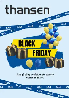 Forhåndsvisning av THANSEN - Black Friday Varsel gyldig fra 31.10.2025