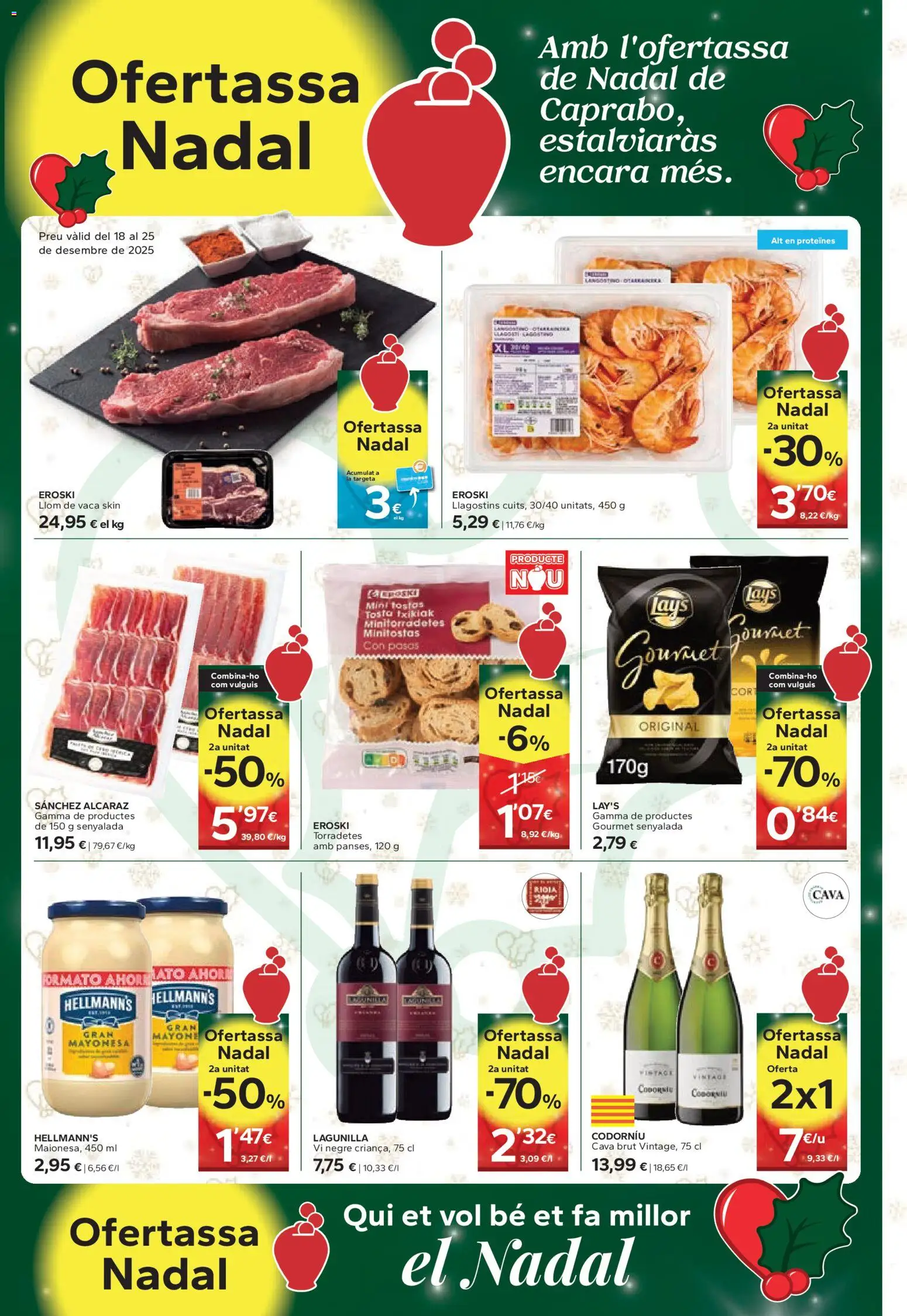 Caprabo folleto │ válido desde el 18.12.2025 | Página: 2 | Productos: Οθόνη προβολής