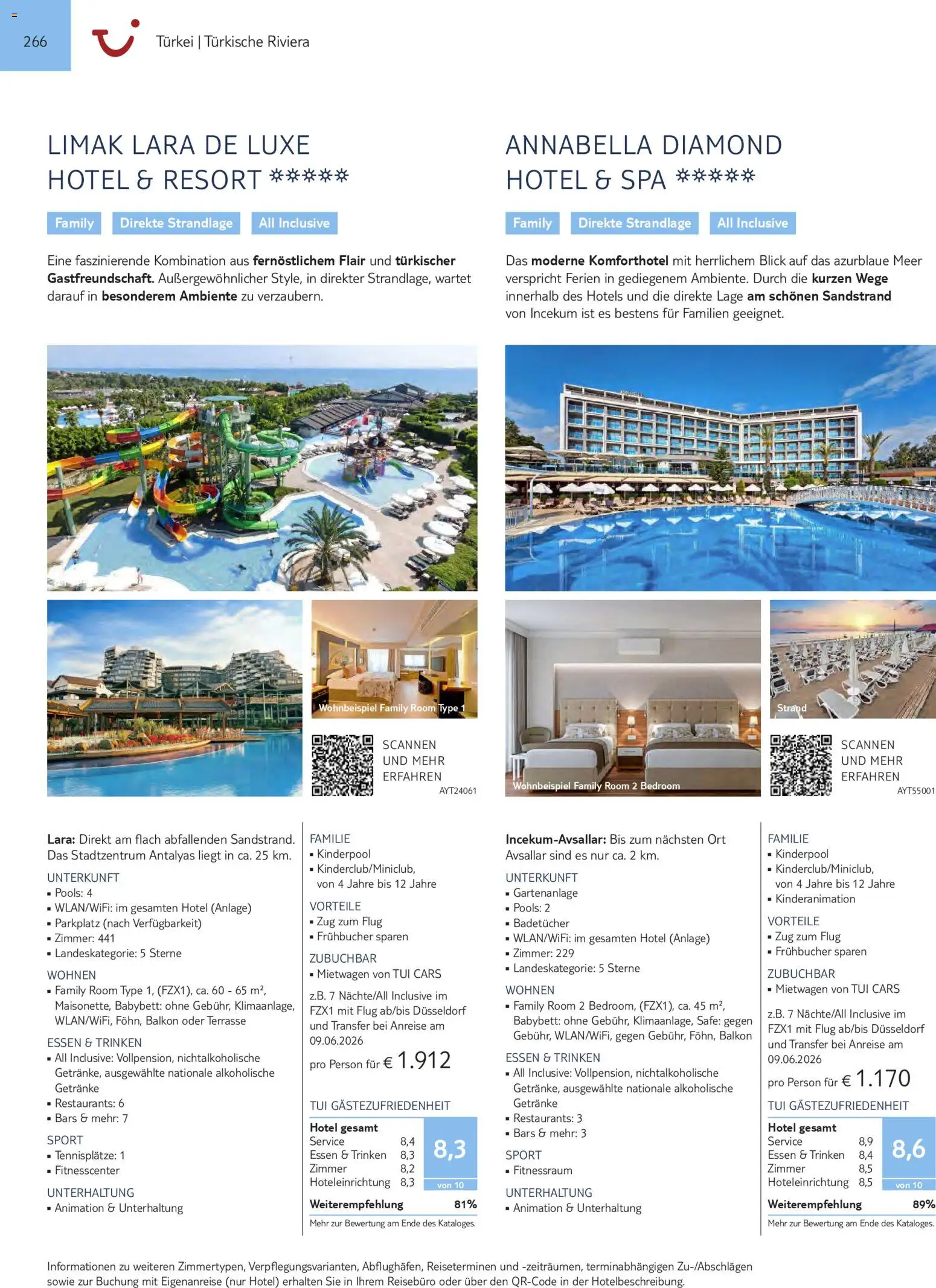 TUI Prospekt Südeuropa & Nordafrika 2026/27 – gültig ab 03.03.2026 | Seite: 266 | Produkte: Babybett