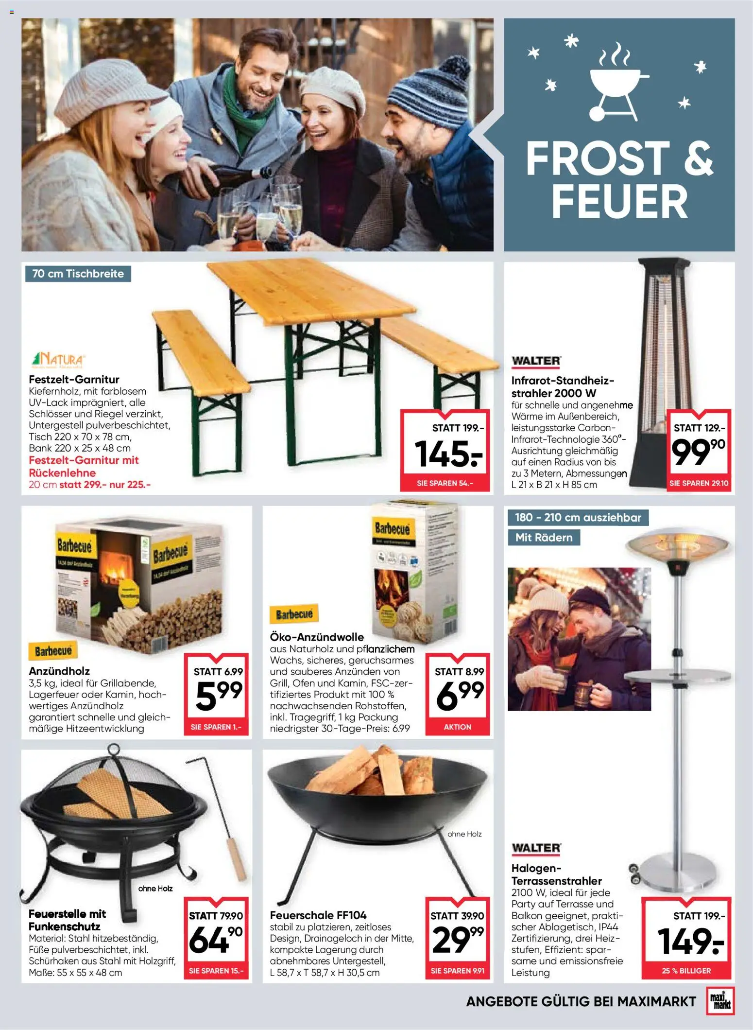 Maximarkt Flugblatt gültig ab 30.10.2025 | Seite: 21 | Produkte: Ofen, Tisch