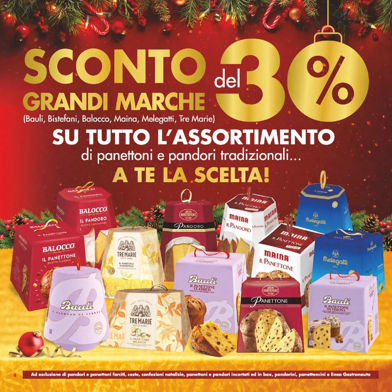 Volantino Decò del 16.12.2025 | Pagina: 4 | Prodotti: Tè, Pandoro, Panettone