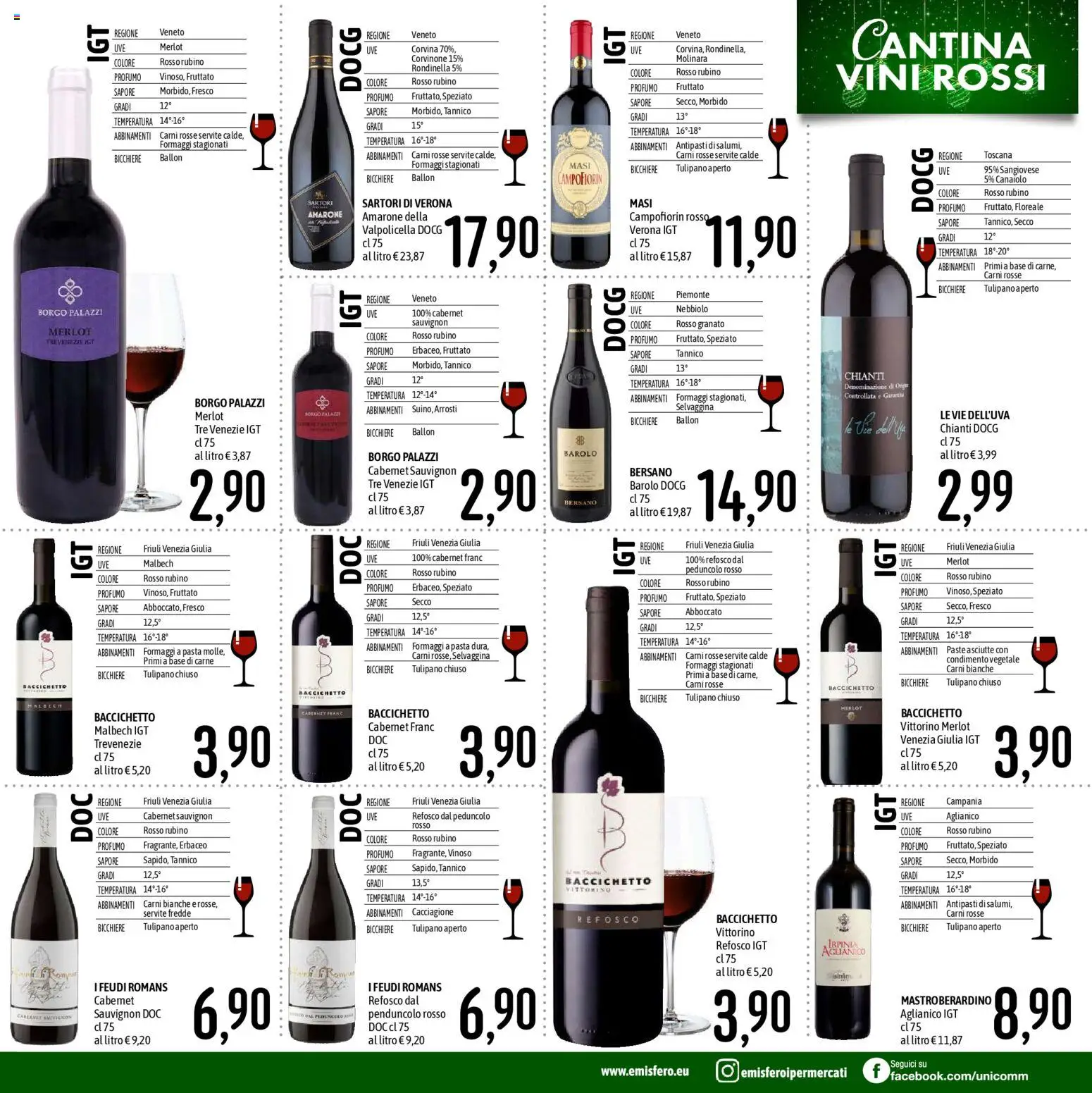 Volantino Emisfero del 11.12.2025 | Pagina: 23 | Prodotti: Pasta, Profumo