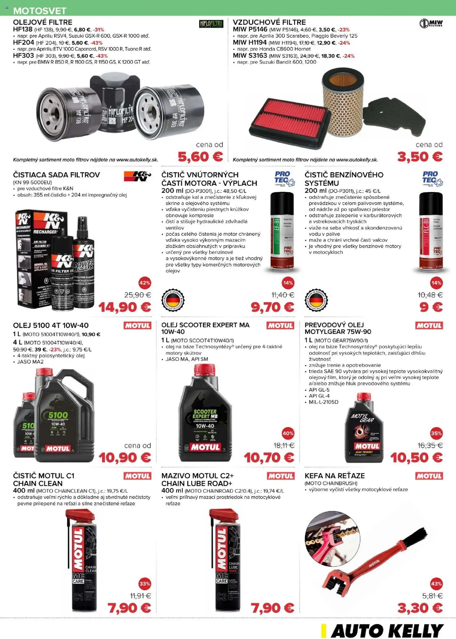 Nové Auto Kelly akcie – leták je platný od 03.03.2026 | Strana: 5 | Produkty: Olej, Kefa, Skrine
