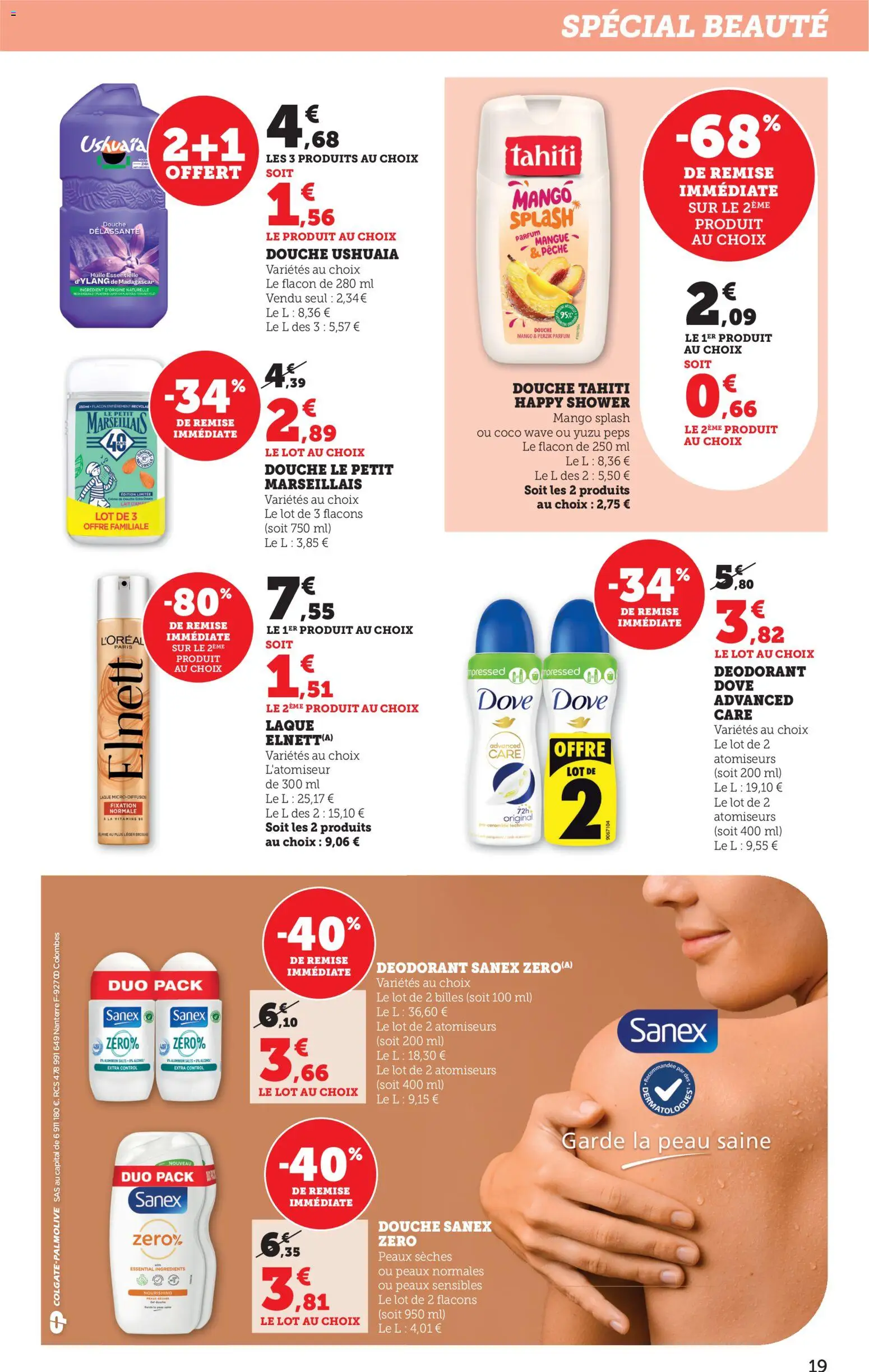 {H1} | Page: 19 | Produits: Mangue, Déodorant, Douche, Huile