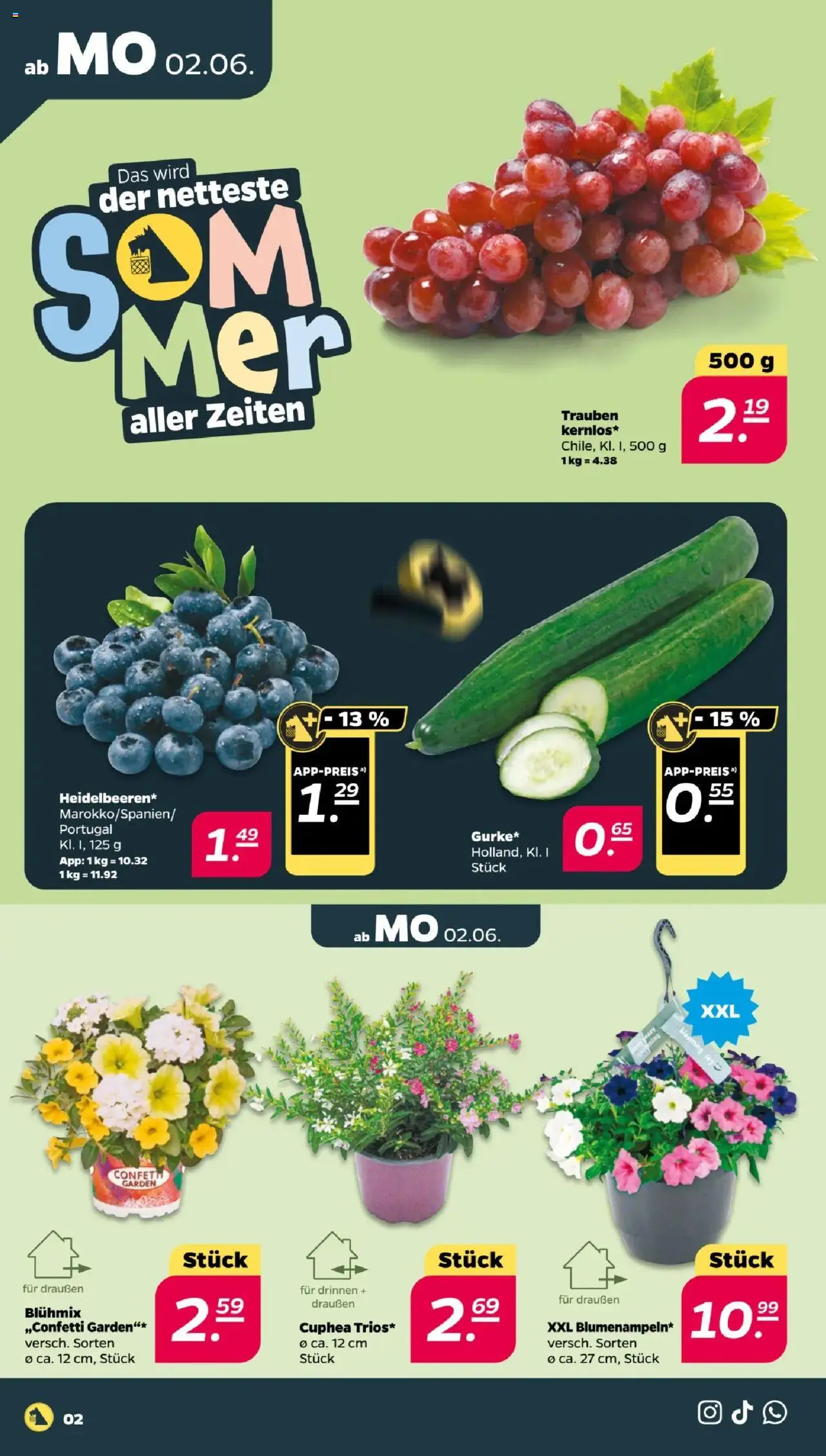 Netto Prospekt 	 - gültig ab dem 02.06.2025 | Seite: 2 | Produkte: Trauben