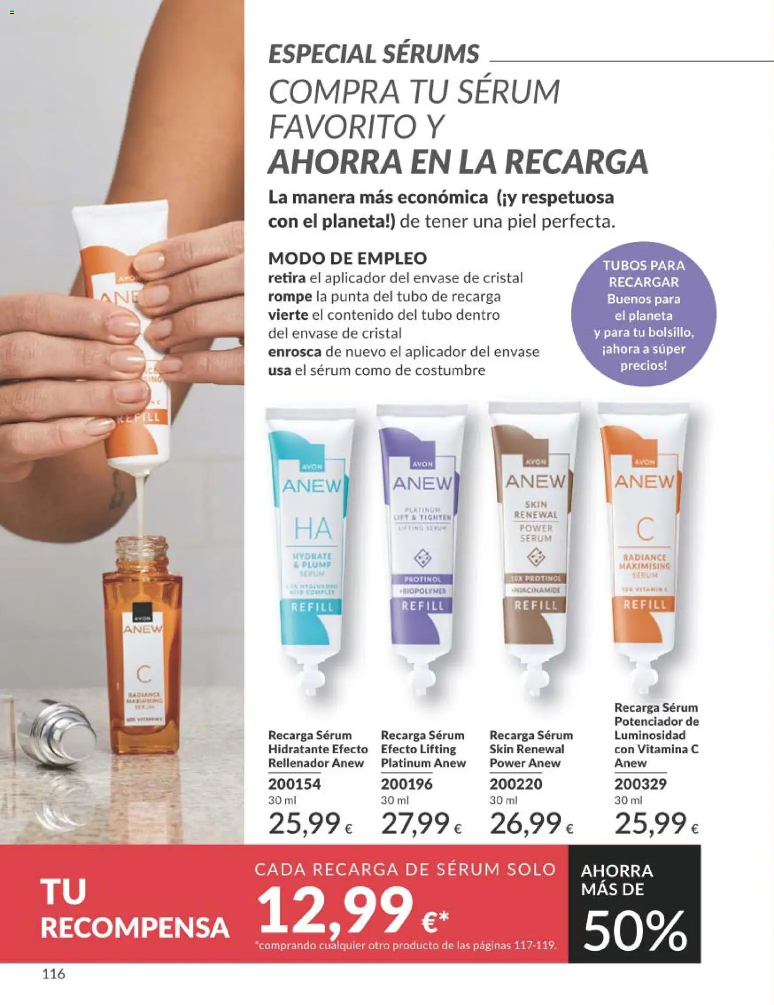Catálogo AVON campaña 1 │ válido desde el 01.01.2026 | Página: 116 | Productos: Sérum