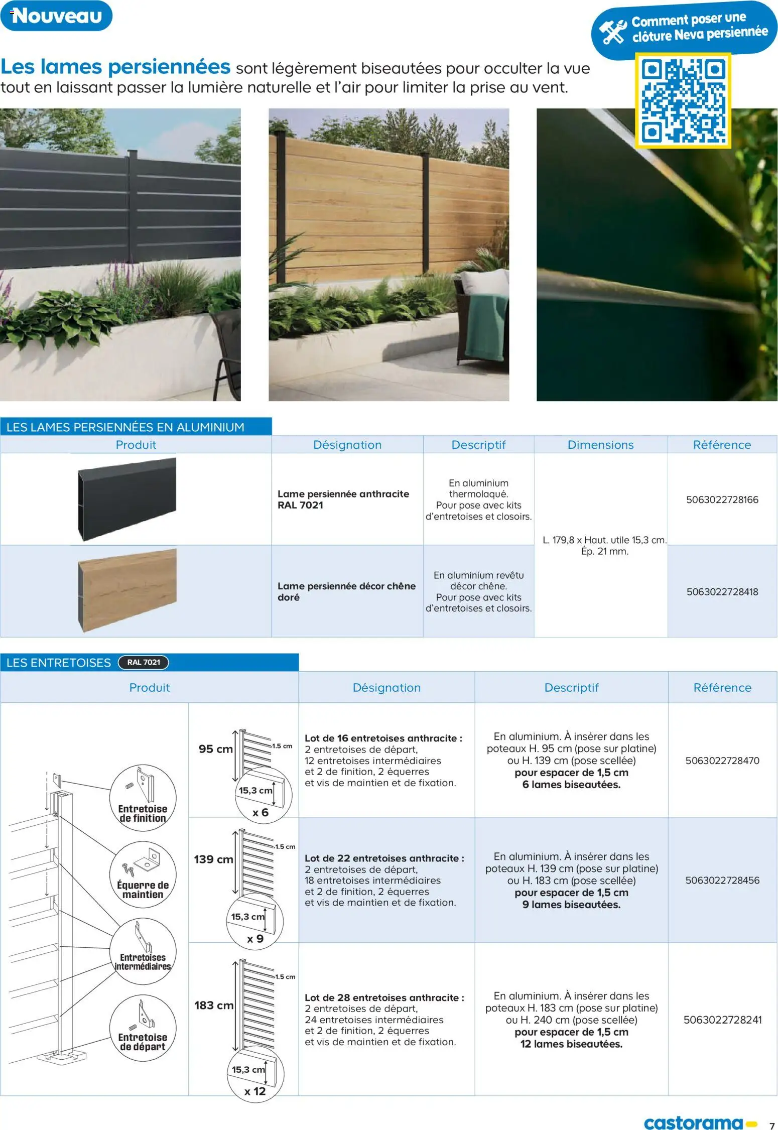 {H1} | Page: 7 | Produits: Clôture, Prise