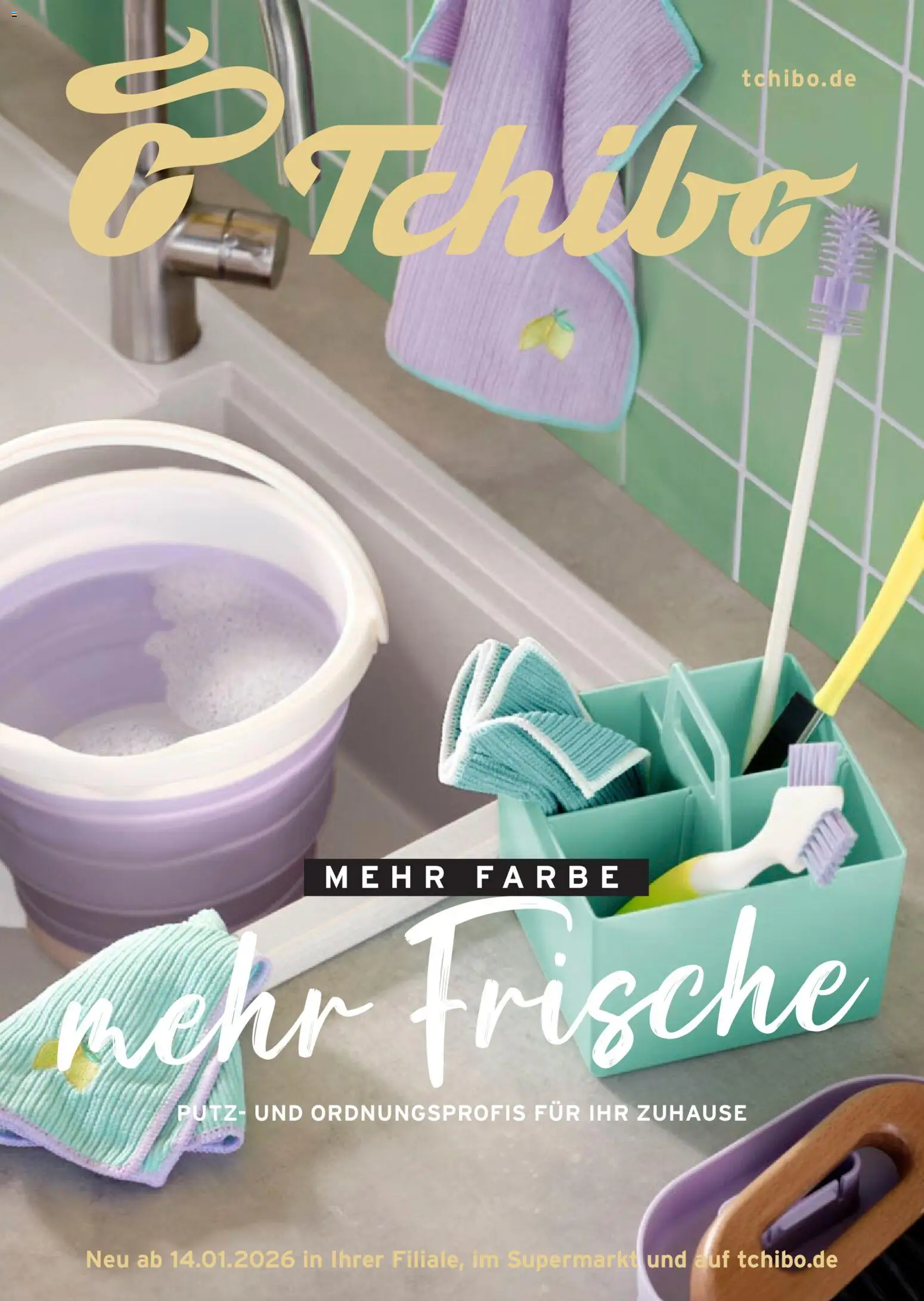 Prospekt Tchibo Mehr Farbe, mehr Frische – gültig ab 14.01.2026 | Seite: 1