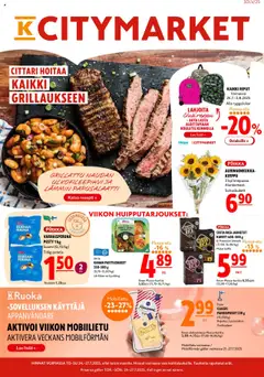 Katso K-Citymarket tarjoukset voimassa alkaen 24.07.2025