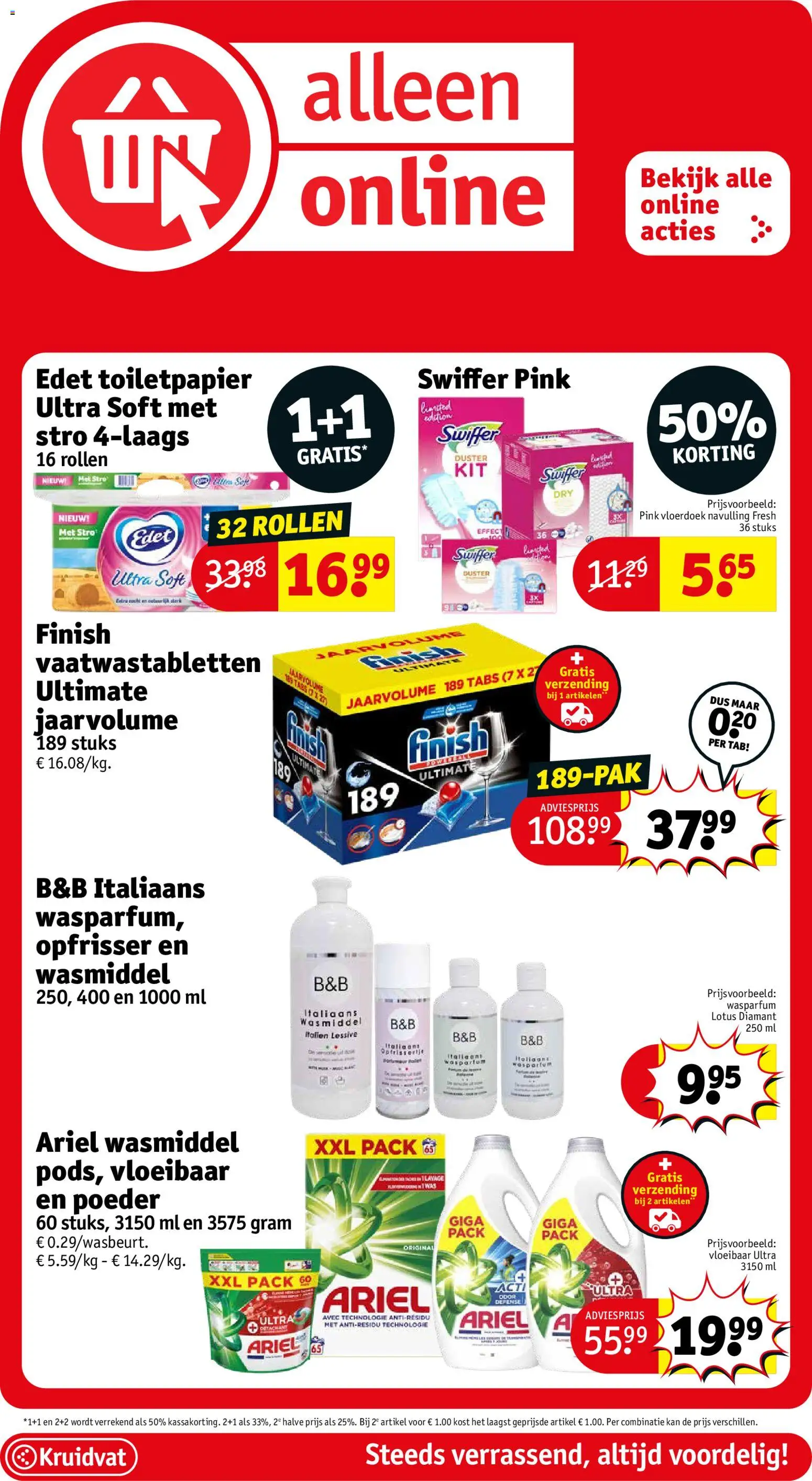 {H1} | Pagina: 47 | Producten: Toiletpapier, Poeder, Wasmiddel, Kan