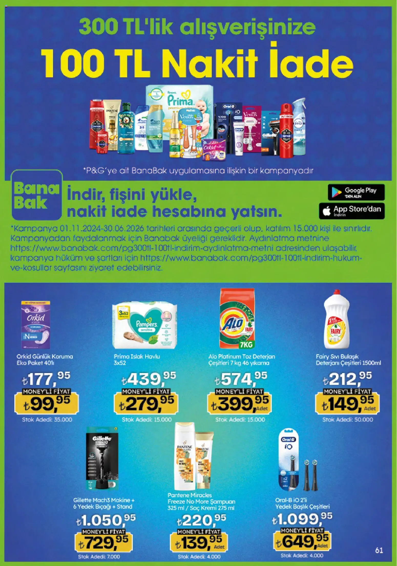 Migros Black Friday - 20.11.2025 tarihinden itibaren geçerlidir | Sayfa: 61 | Ürünler: Şampuan, Saç Kremi, Deterjan