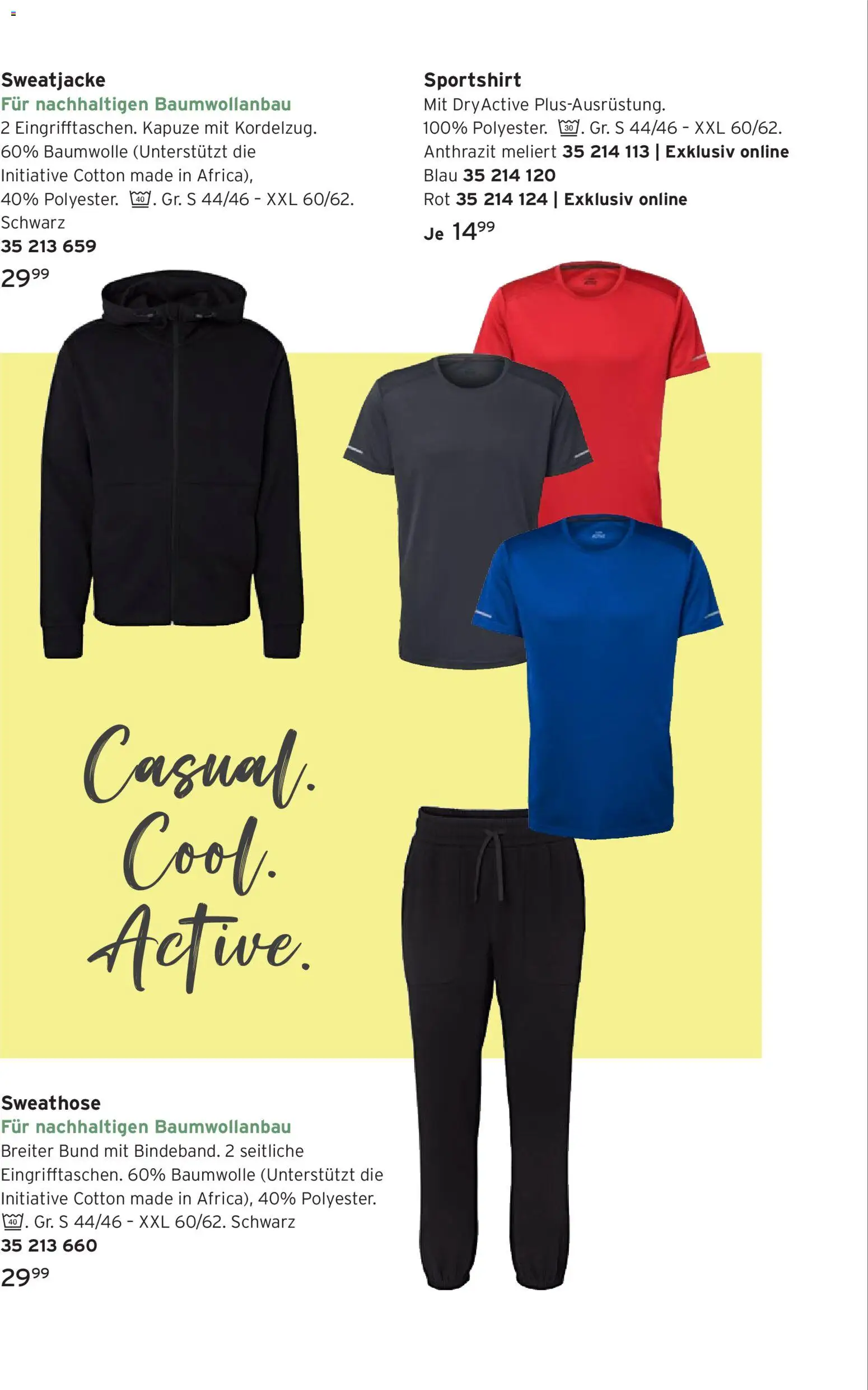 Prospekt Tchibo Back to gym – gültig ab 07.01.2026 | Seite: 18 | Produkte: Sweathose, Sweatjacke