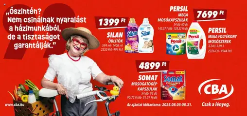 CBA - Óriásplakátok - amely érvényes a következő dátumtól: 05.08.2025