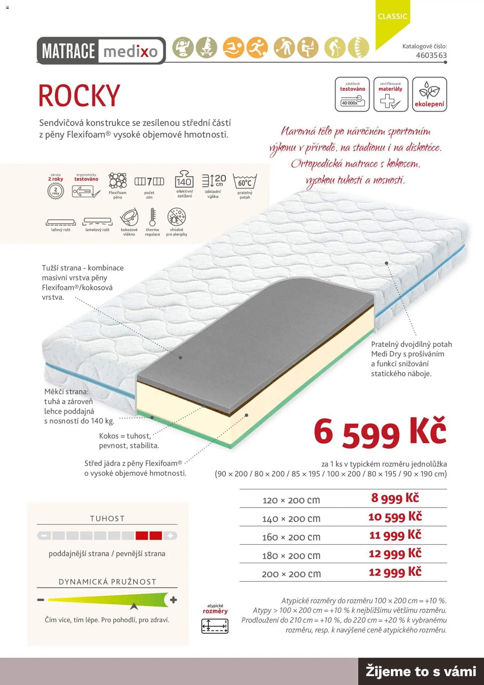 ASKO nábytek leták - Nabídka matrací od 01.01.2026 | Strana: 31 | Produkty: Matrace, Rošt, Kokos