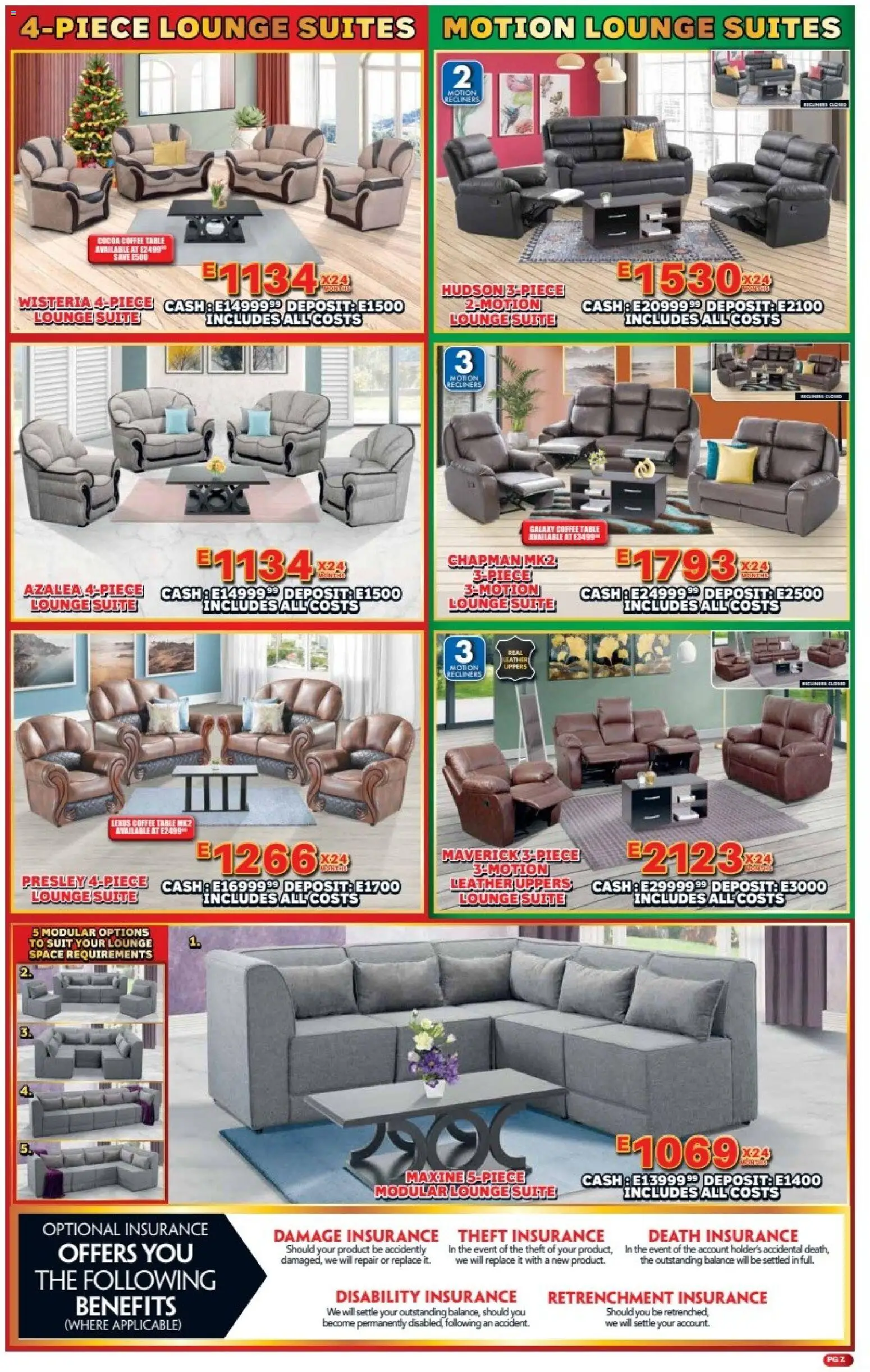 New Lewis Stores catalogue – valid from 08.12.2025 | Page: 7 | Products: Suit, Coffee table, Lounge suite, Coffee