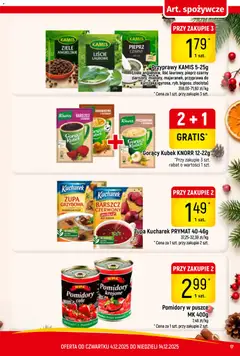 Pogląd oferty "Piotruś Pan Gazetka" - ważna od 04.12.2025 | Strona: 17 | Produkty: Gorący kubek, Pomidory w puszce, Zupa, Pieprz