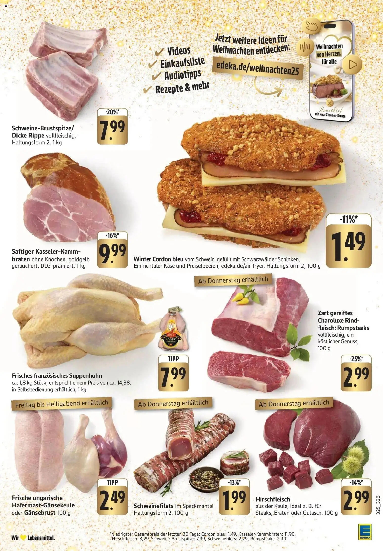 Edeka prospekt Großostheim	 – gültig ab 15.12.2025 | Seite: 7 | Produkte: Rumpsteak, Käse, Roastbeef, Fleisch