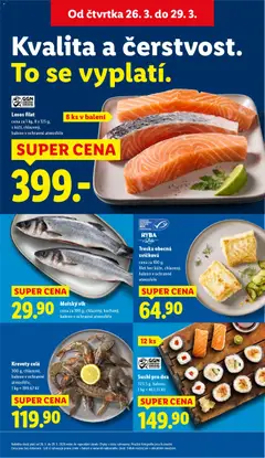 Náhled letáku Sushi pro dva, 323,5 g, baleno, 1 kg = 463,37 Kč od 26.03.2026 | Strana: 17