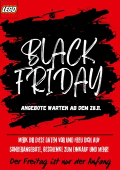 Lego - Black Friday Ankündigung ab 14.11.2025 gültig