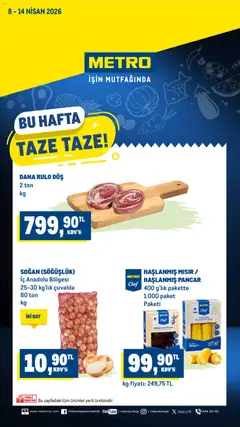 08.04.2026 tarihinden itibaren geçerli olan Metro kataloğu önizlemesi