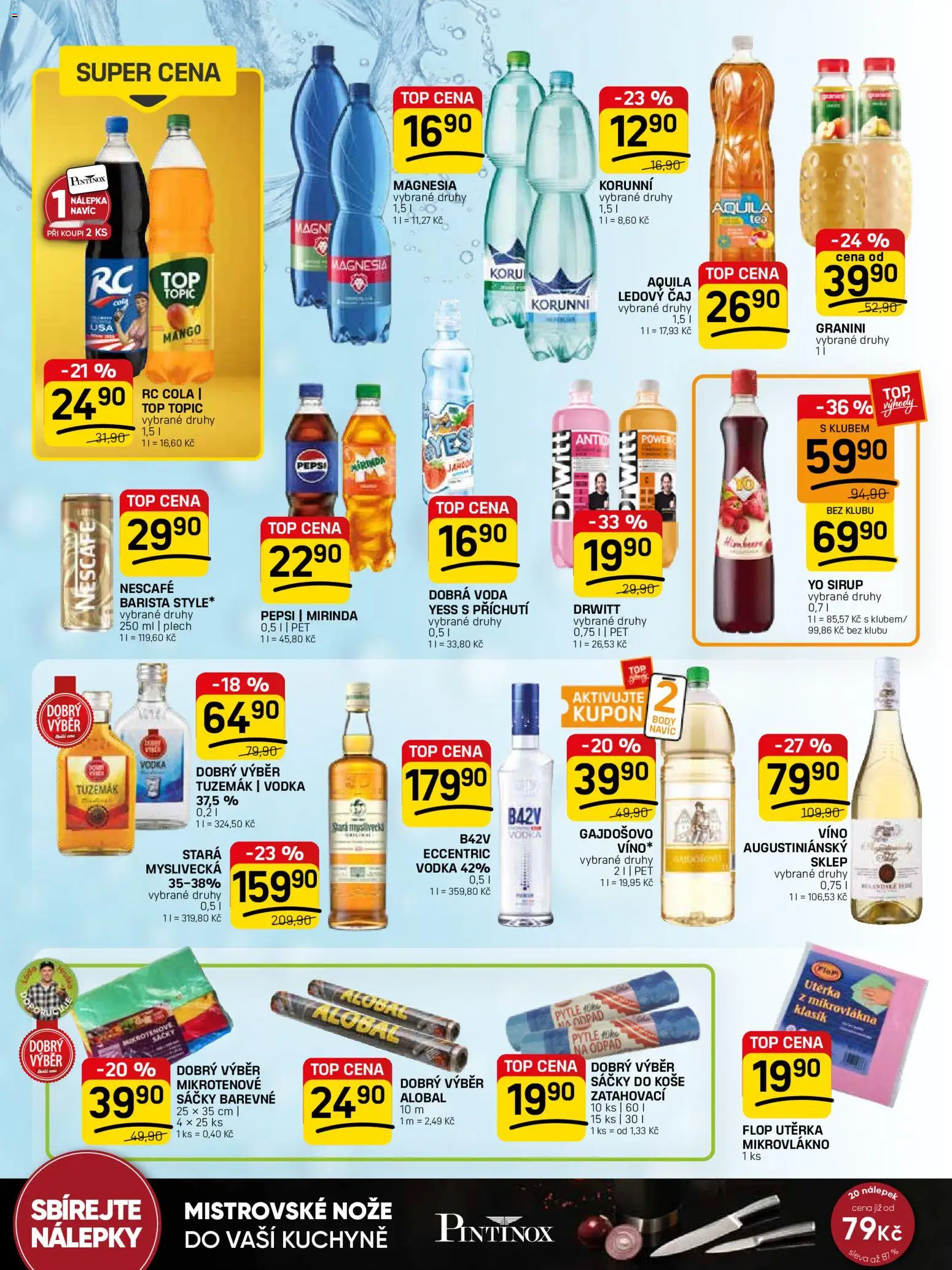 Flop leták - FlopTop od 22.04.2026 | Strana: 10 | Produkty: Víno, Vodka, Granini, Kuchyně