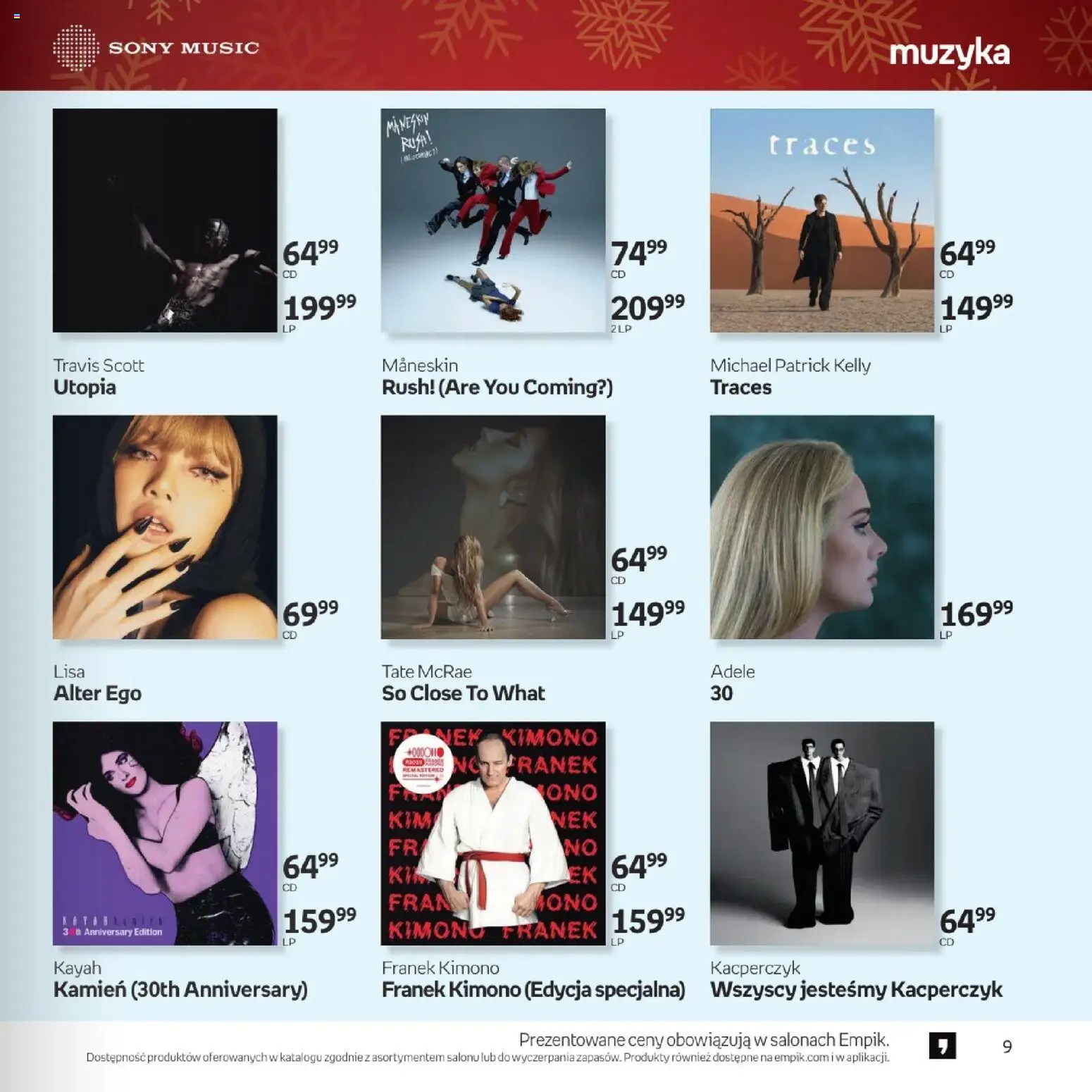 Empik promocje - Xmas Muzyka od 26.11.2025 | Strona: 9
