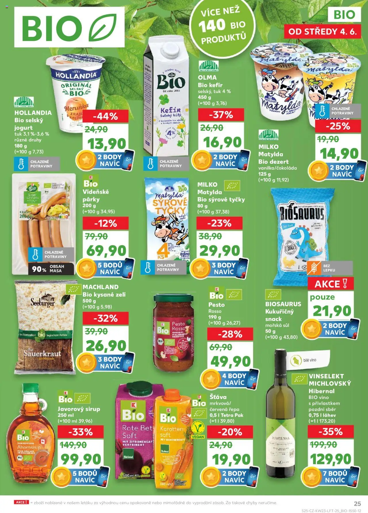 Kaufland leták - Praha 8 od 04.06.2025 | Strana: 25 | Produkty: Vegan, Bílé víno, Párky, Kysané zelí