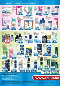 ÁRKLUB akciós újság - amely érvényes a következő dátumtól: 01.04.2026 | Oldal: 32 | Termékek: Borotva, Szőrtelenítő, Borotvahab, Szőrtelenítő krém