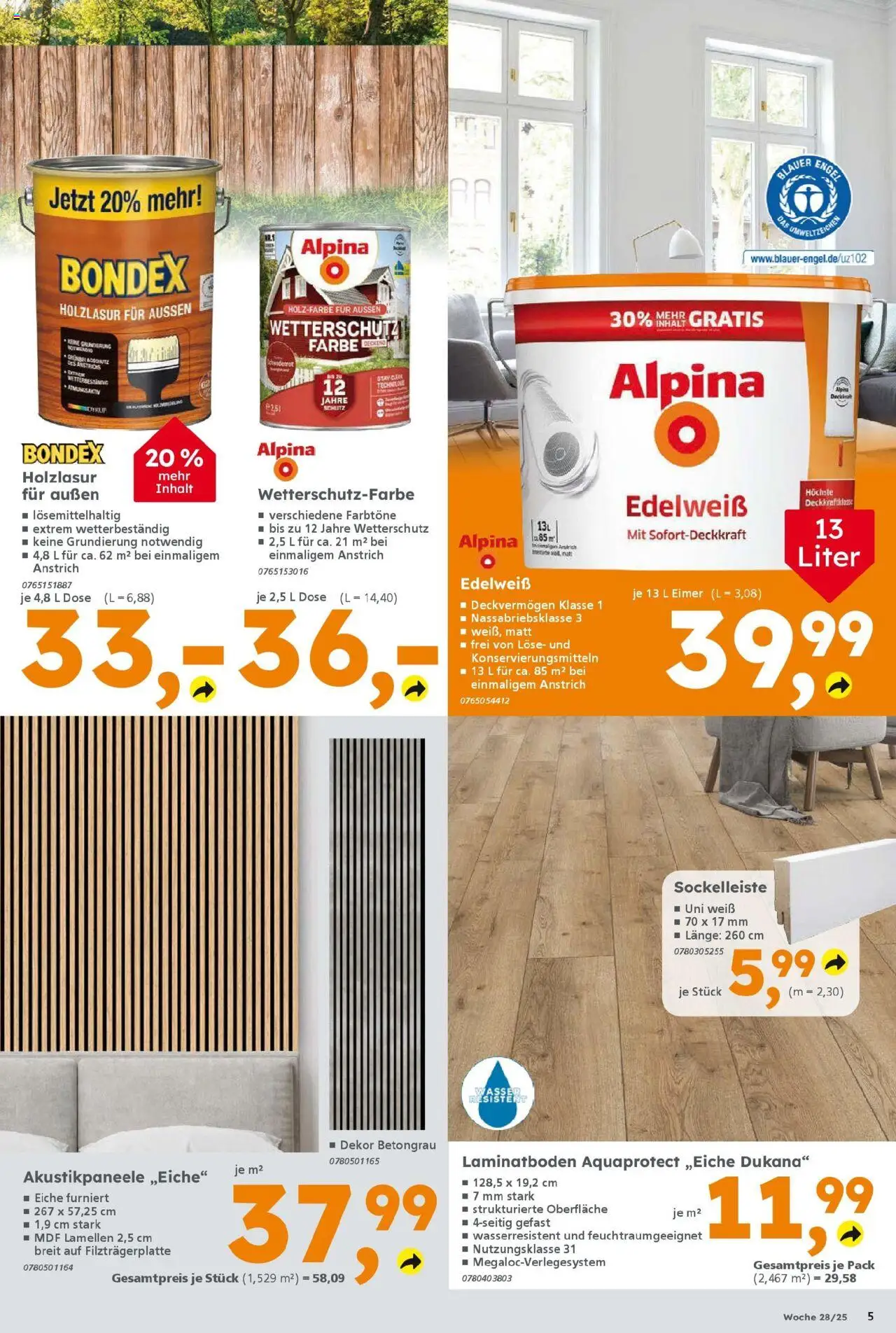 Globus Baumarkt prospekt Homburg	 - gültig ab dem 07.07.2025 | Seite: 5