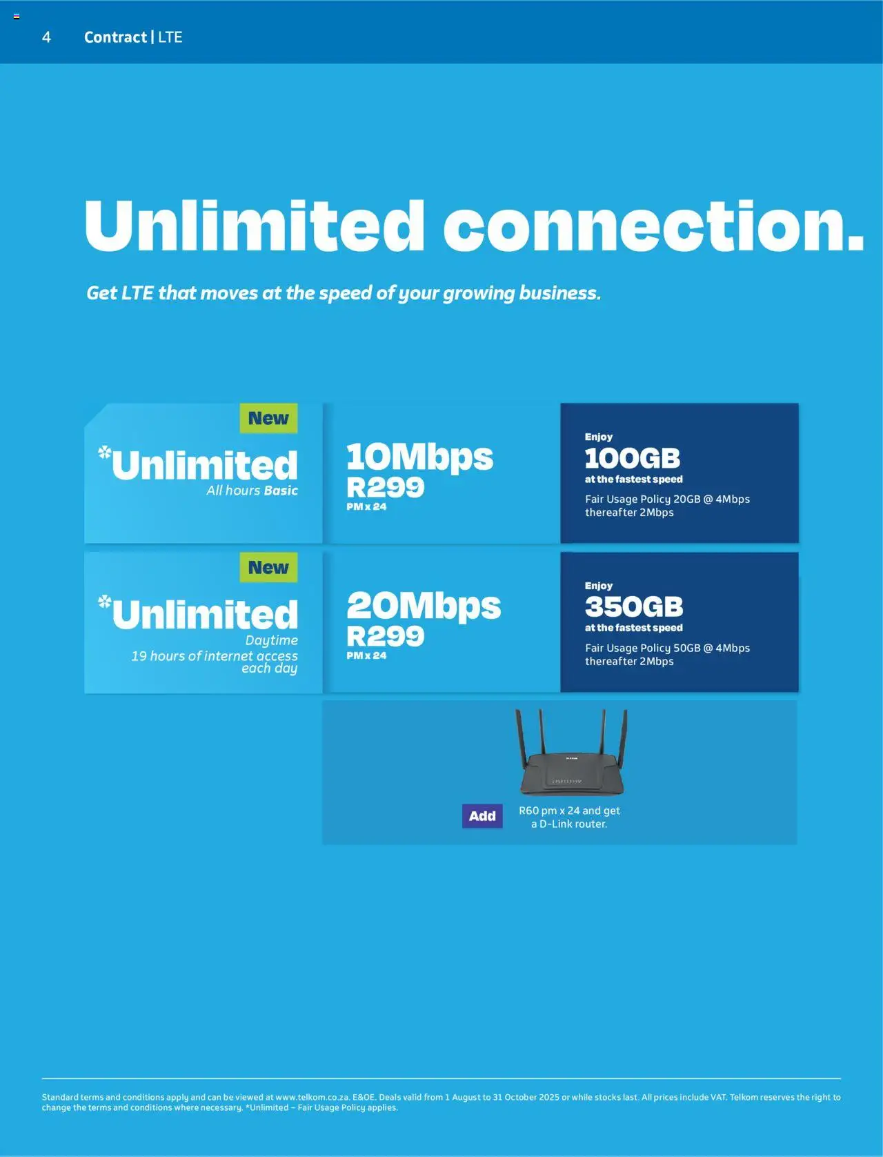 New Telkom catalogue – valid from 01.08.2025 | Page: 4