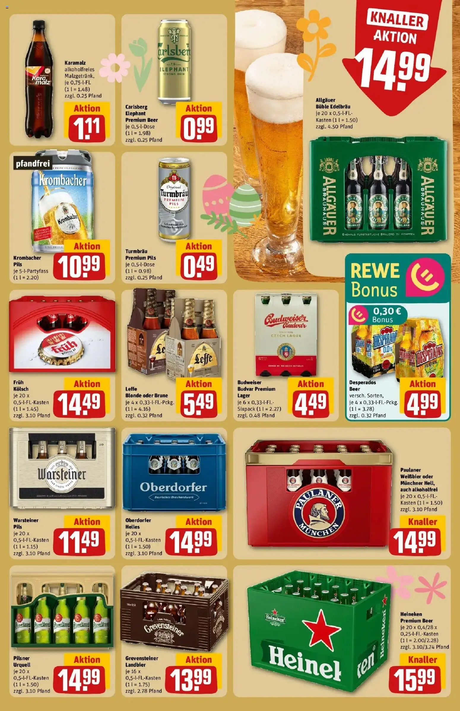 Rewe Prospekt Diez	 – gültig ab 15.03.2026 | Seite: 19 | Produkte: Carlsberg, Weißbier, Pils, Desperados