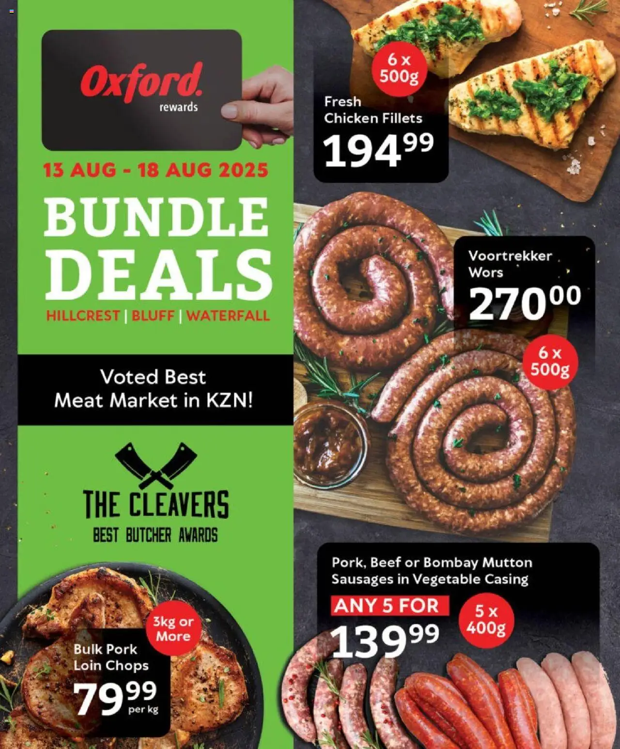 Oxford Freshmarket - Bundle Deals │ valid from 13.08.2025 | Page: 2 | Products: Chicken, Pork, Beef